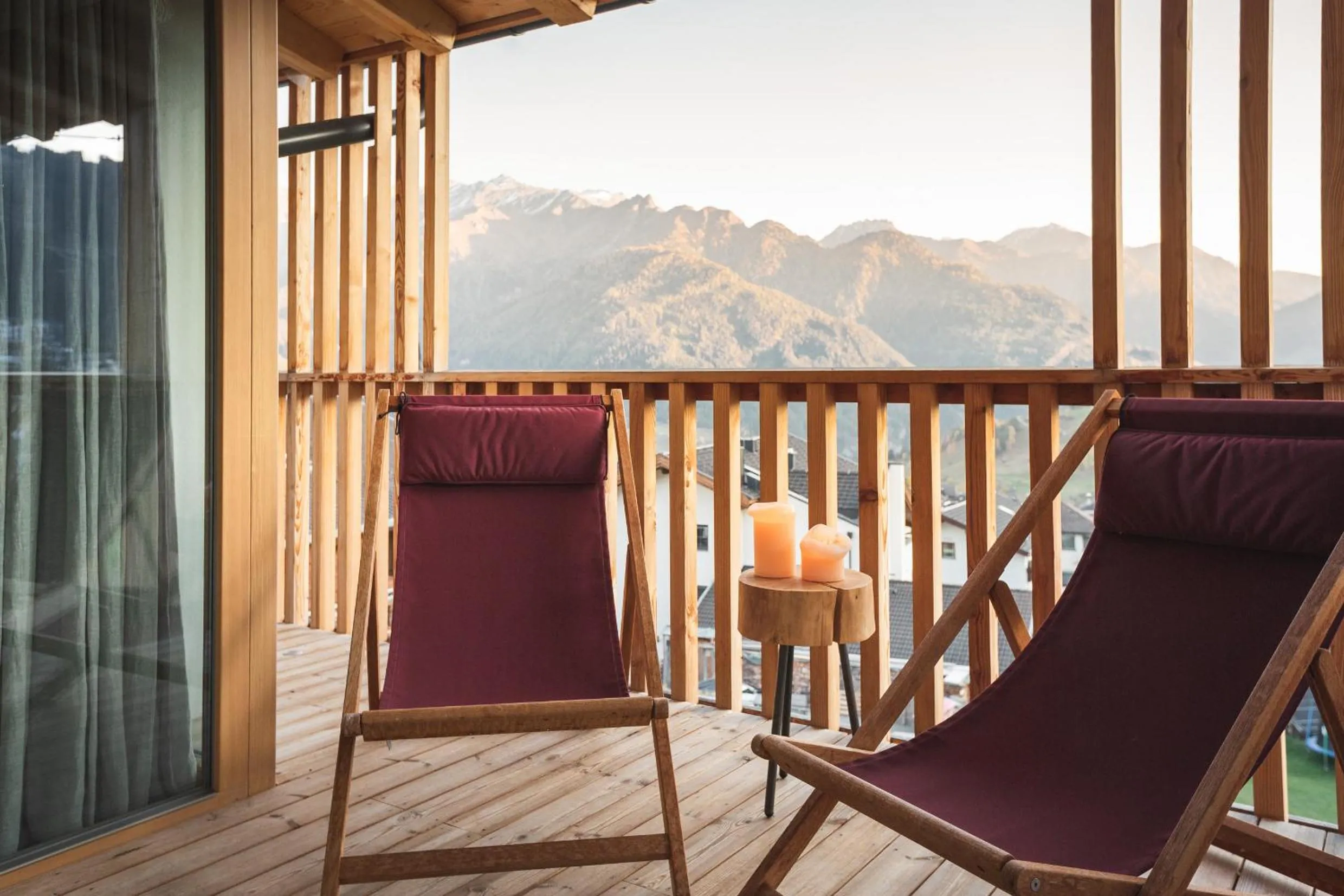 Balcony/Terrace in Chesa Muntanella