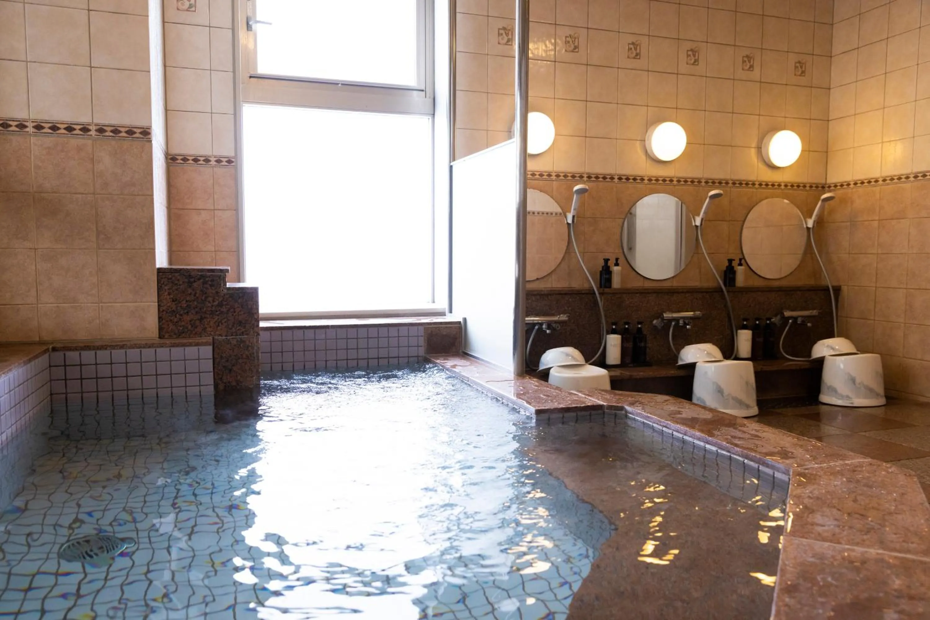 Public Bath in Natural Hot Spring Ariston Hotel Oita