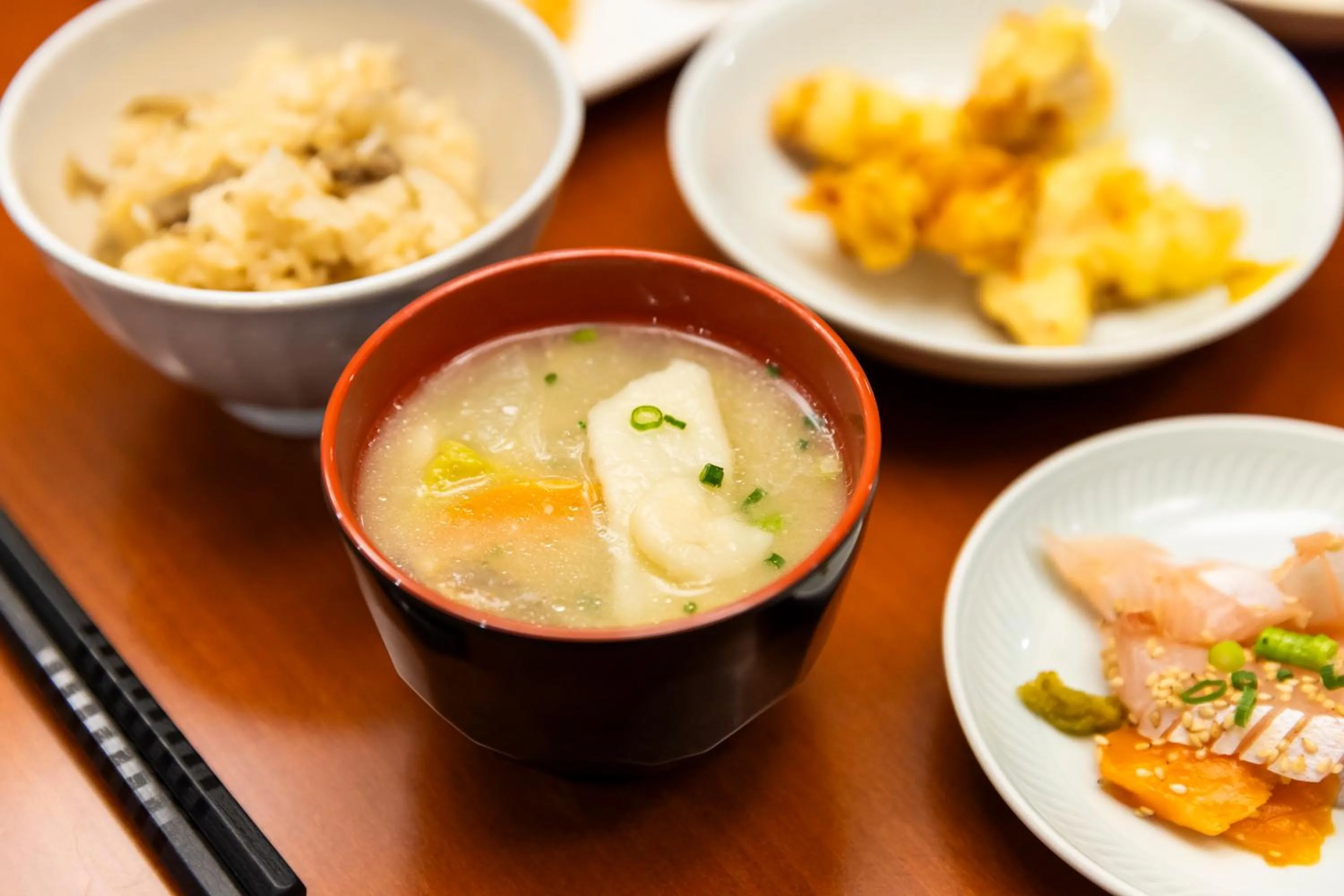 Breakfast in Natural Hot Spring Ariston Hotel Oita