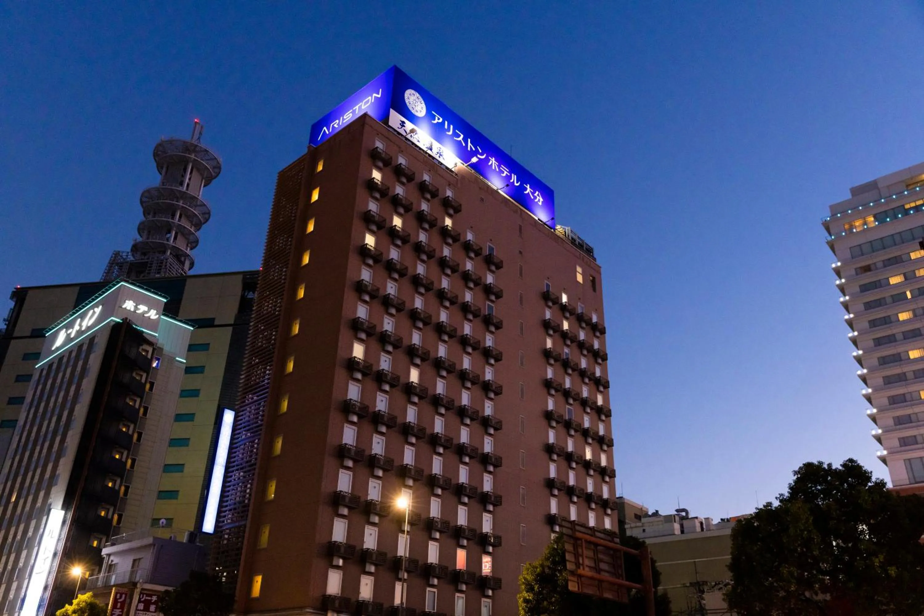 Property building in Natural Hot Spring Ariston Hotel Oita