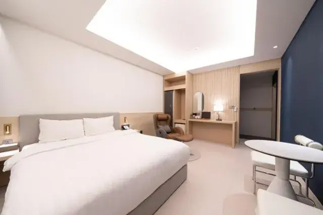 Bed in Hound Hotel Gwangju Cheomdan Bed in Hound Hotel Gwangju Cheomdan