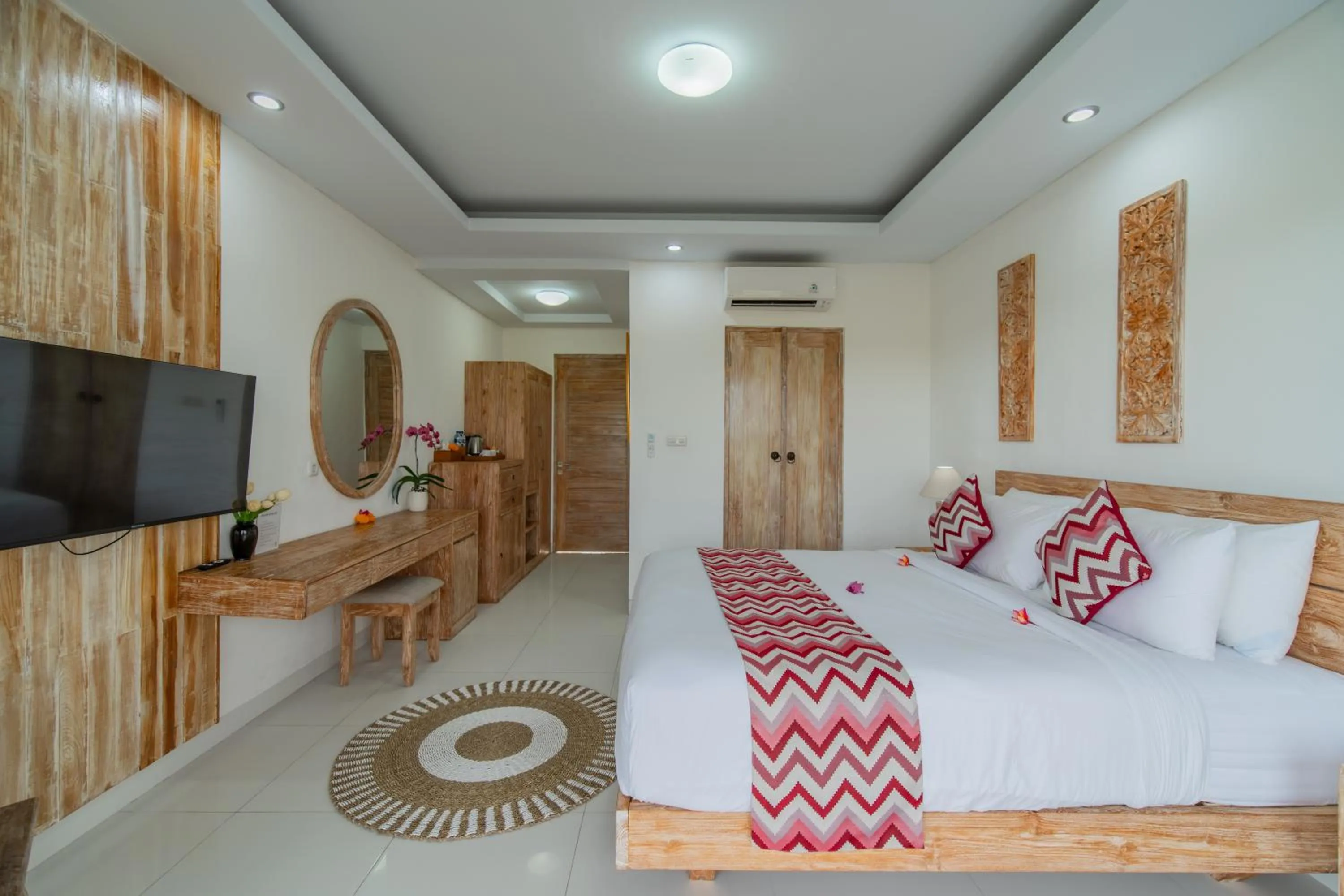 Bedroom, Bed in Dewi Sri Villa Ubud by Mahaputra