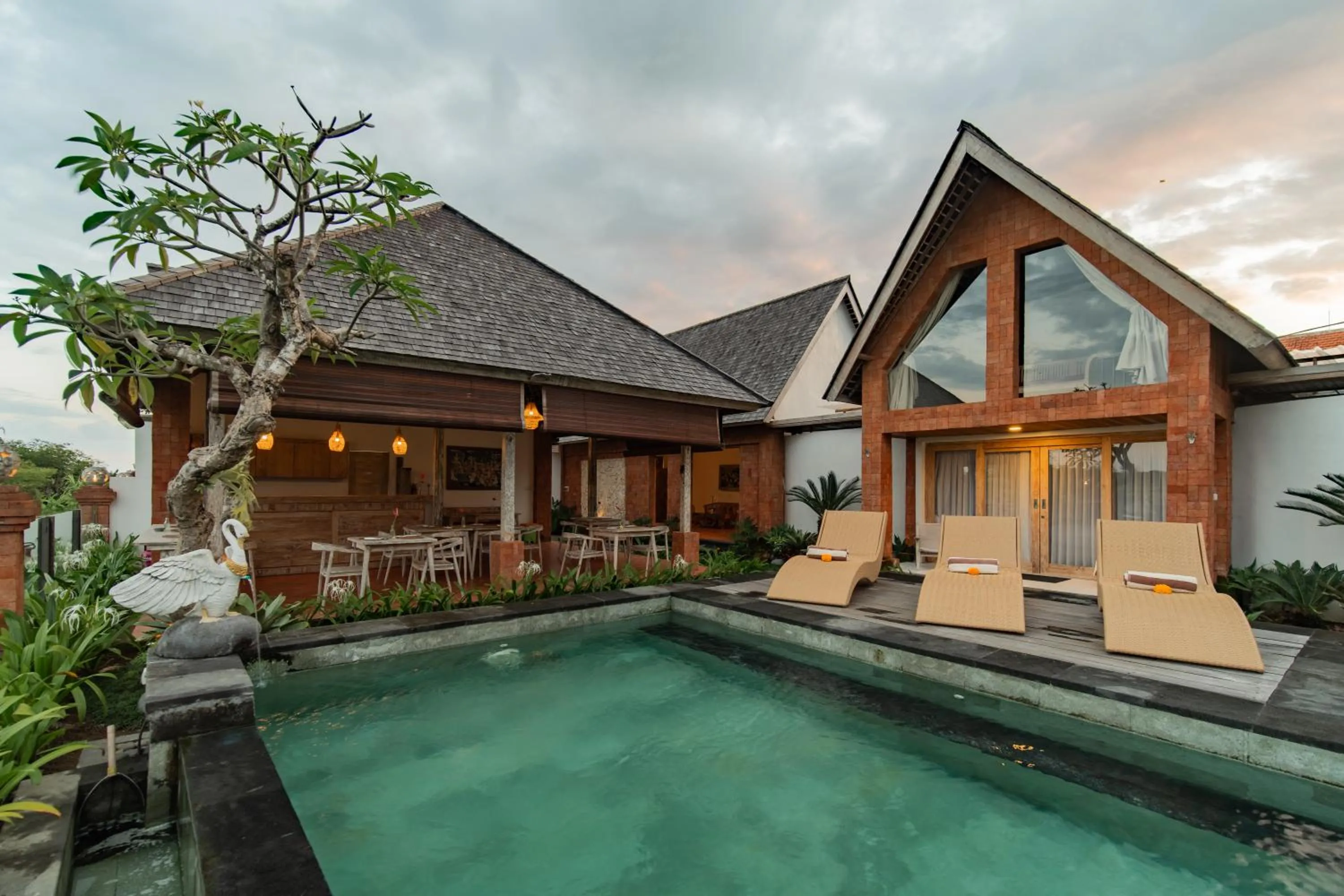Swimming pool in Dewi Sri Villa Ubud by Mahaputra