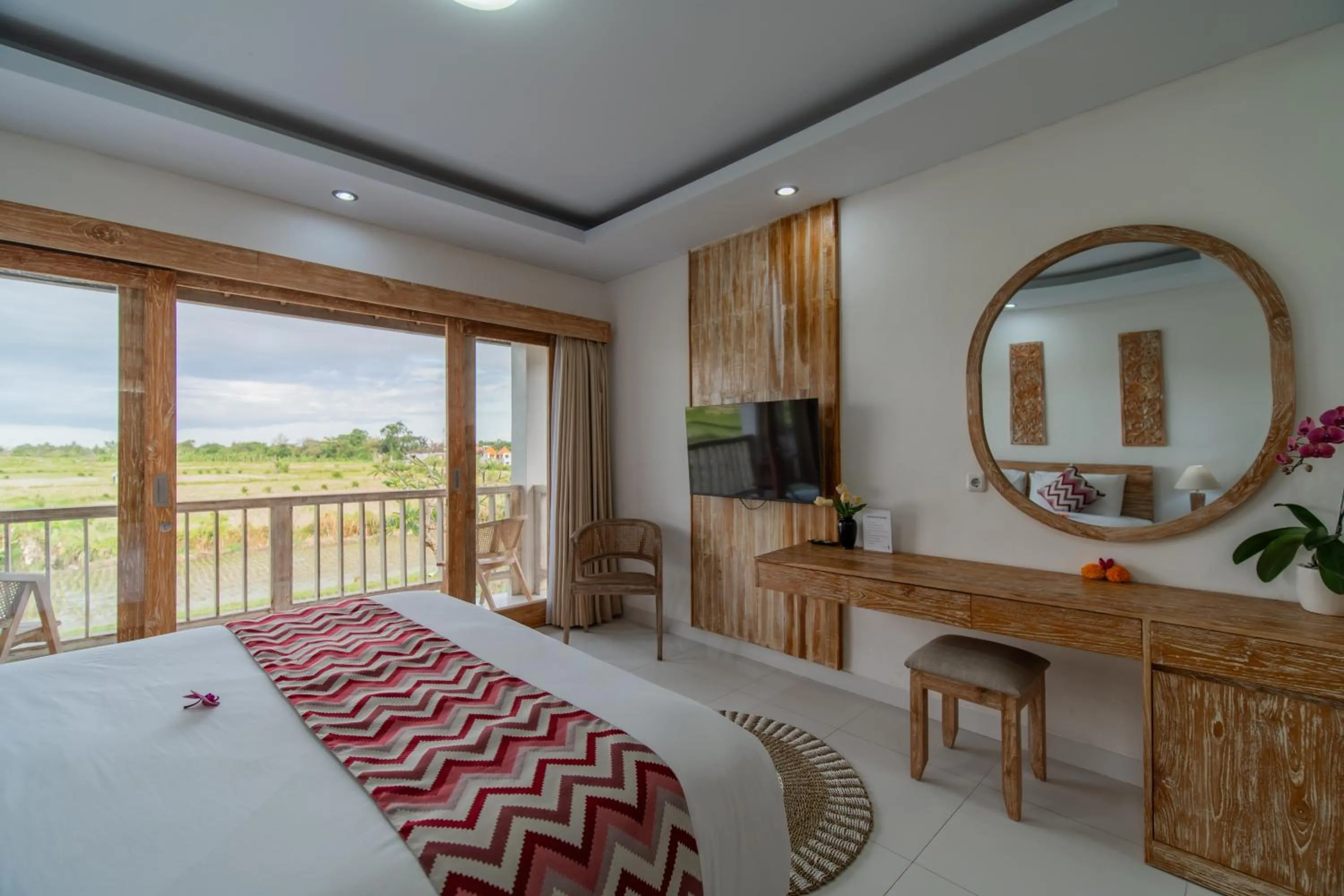 View (from property/room), Bed in Dewi Sri Villa Ubud by Mahaputra
