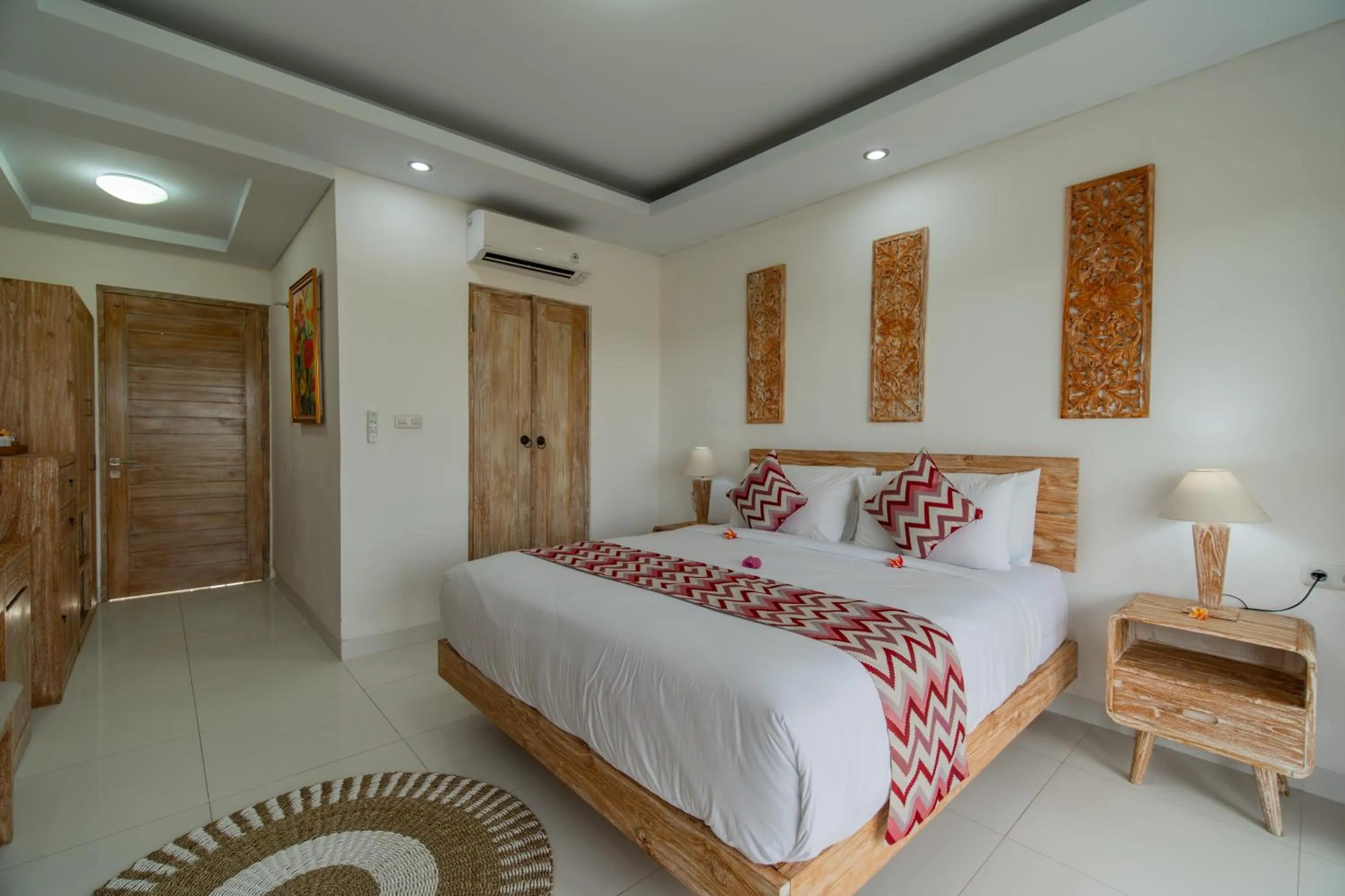 Bed in Dewi Sri Villa Ubud by Mahaputra