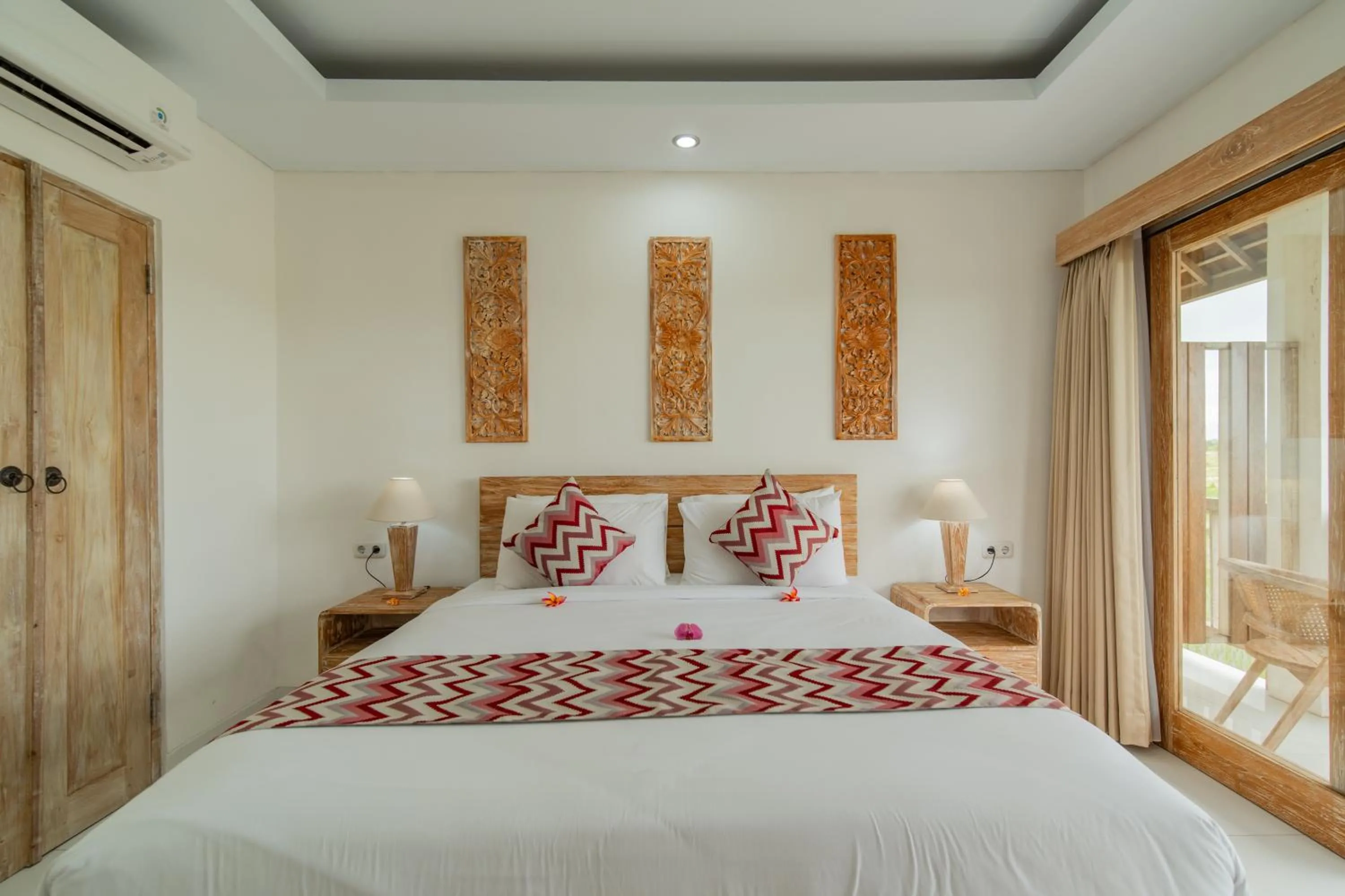 Bed in Dewi Sri Villa Ubud by Mahaputra