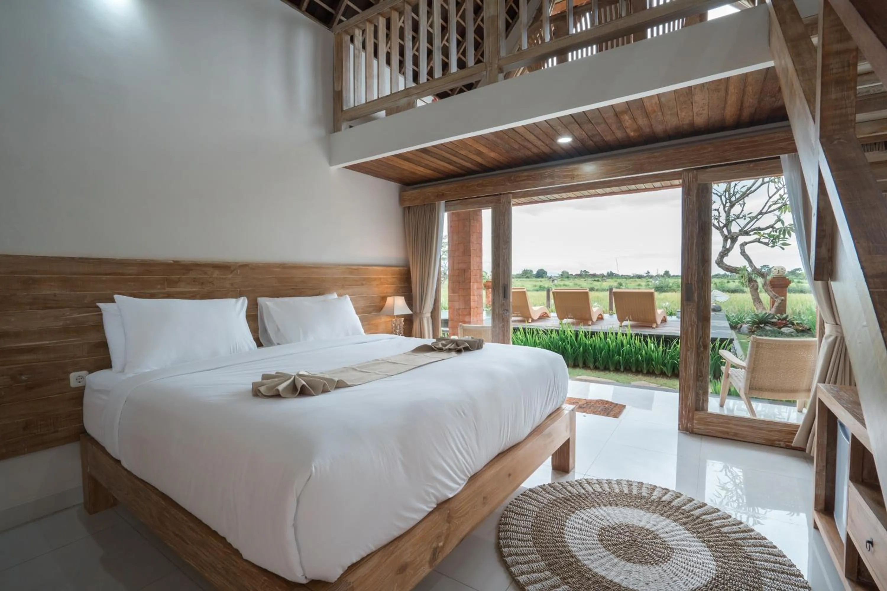 Bedroom, Bed in Dewi Sri Villa Ubud by Mahaputra
