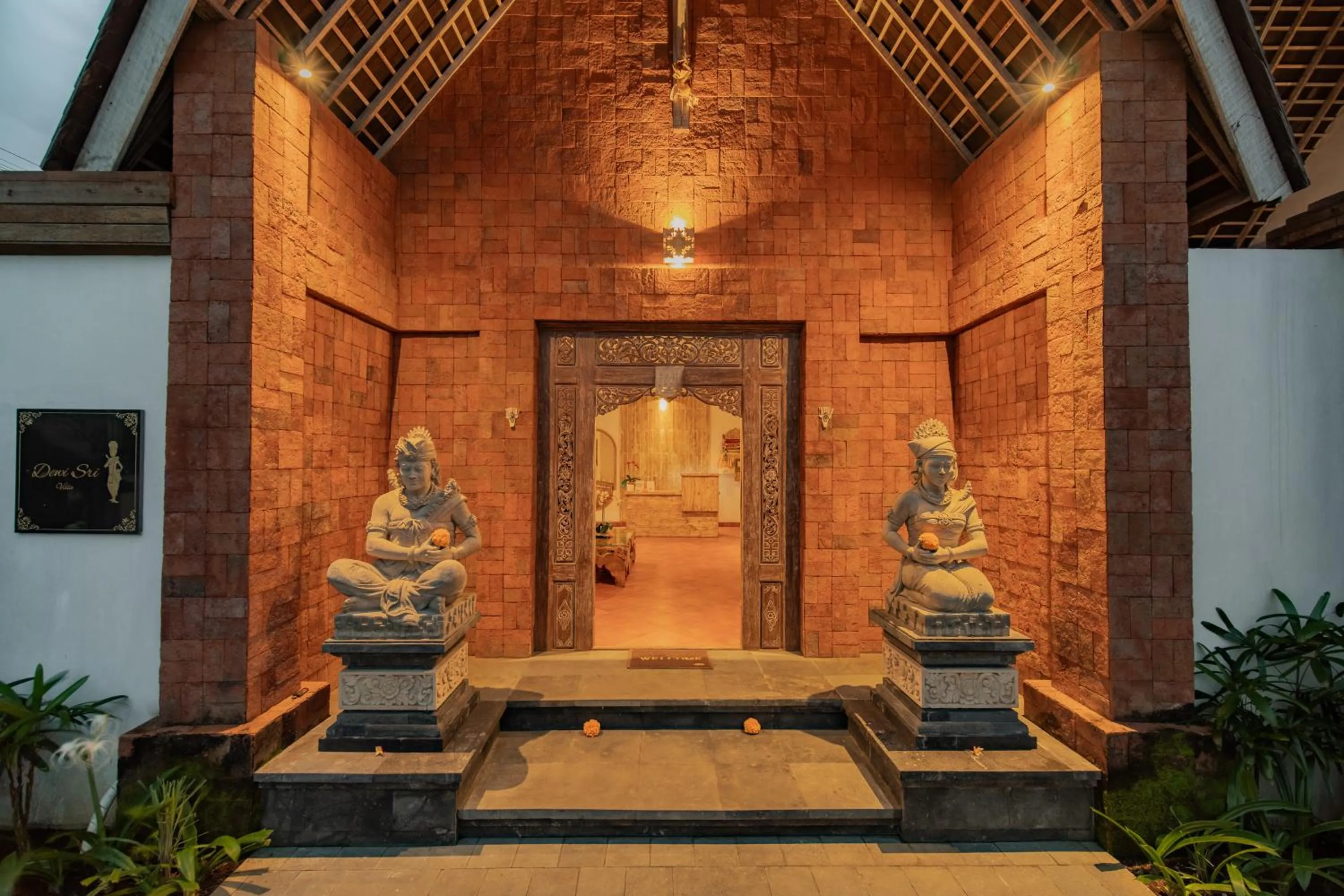 Facade/entrance in Dewi Sri Villa Ubud by Mahaputra