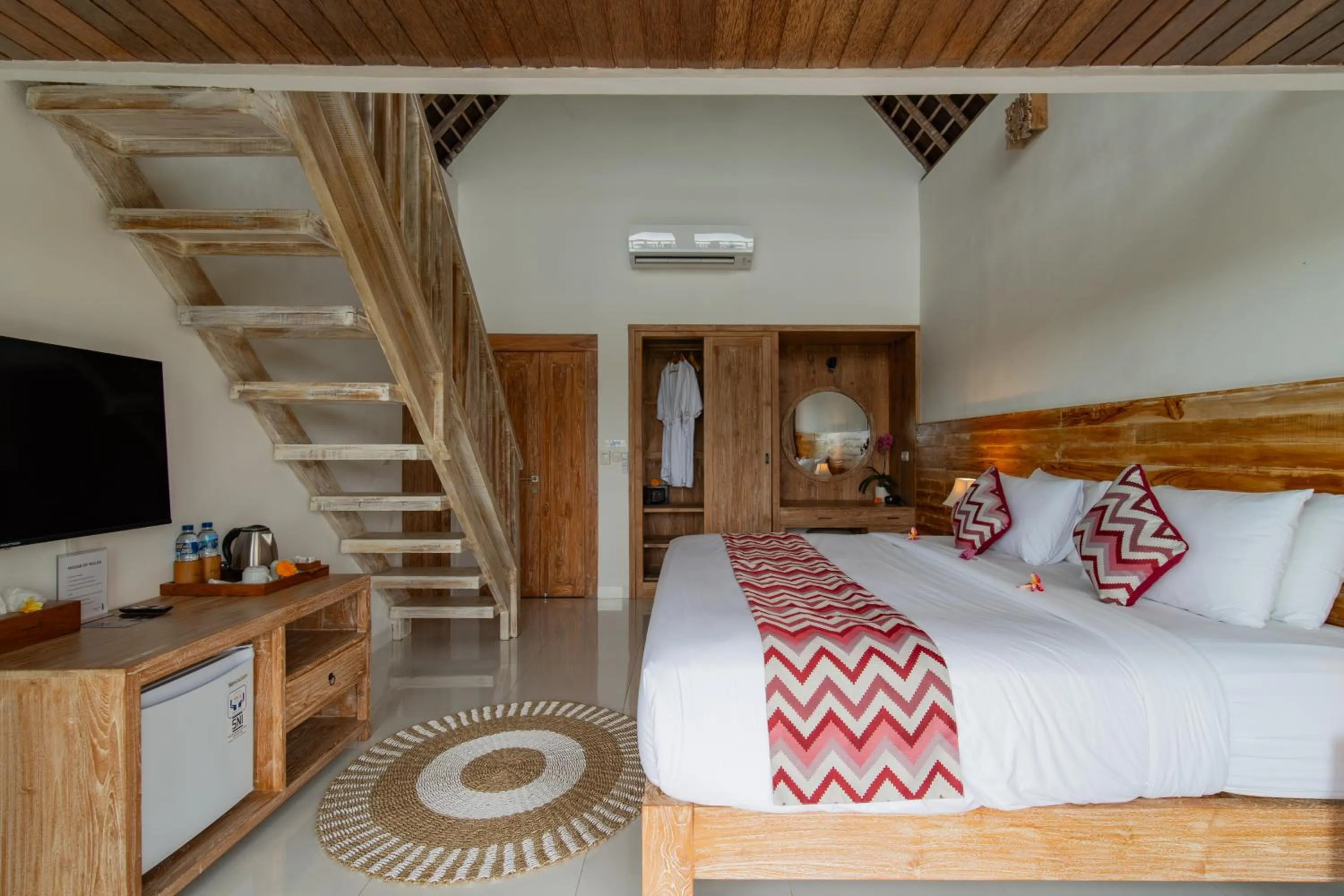 Bed in Dewi Sri Villa Ubud by Mahaputra