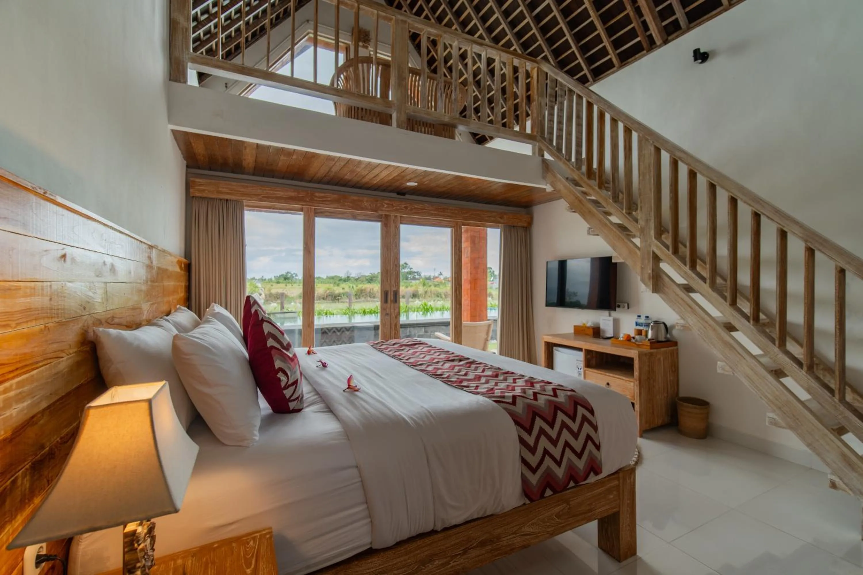 Bedroom, Bed in Dewi Sri Villa Ubud by Mahaputra