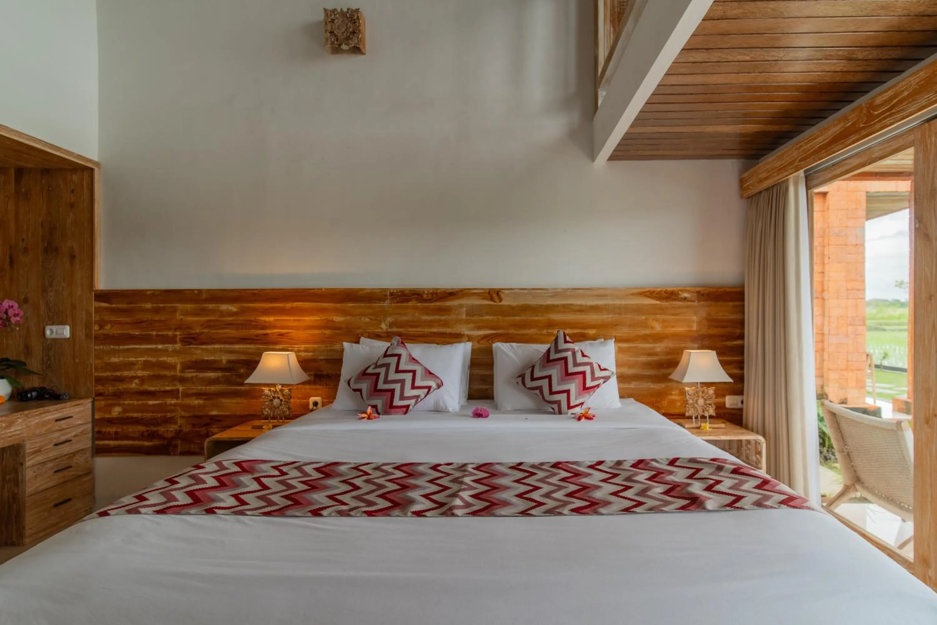 Bed in Dewi Sri Villa Ubud by Mahaputra