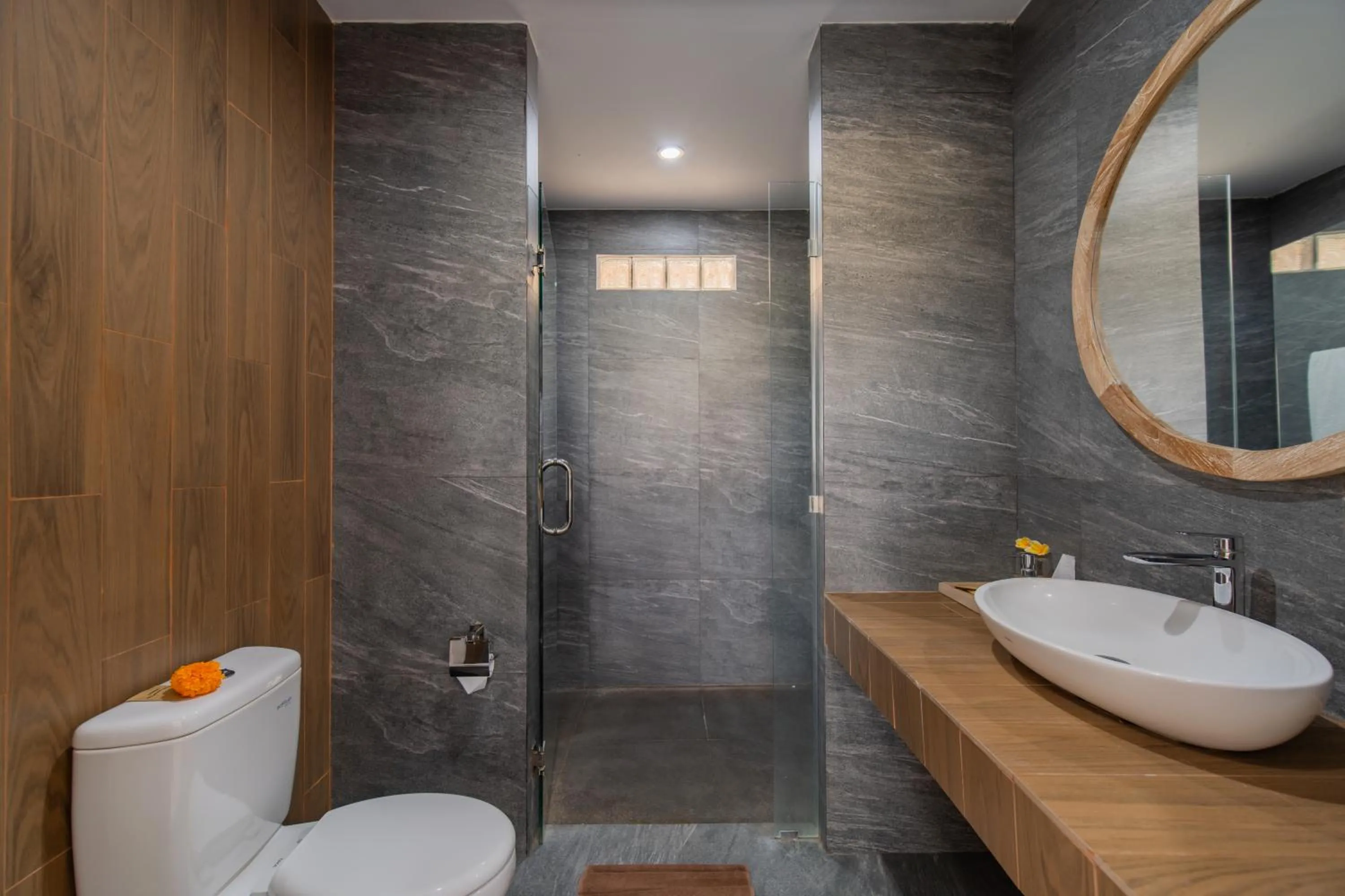 Shower in Dewi Sri Villa Ubud by Mahaputra