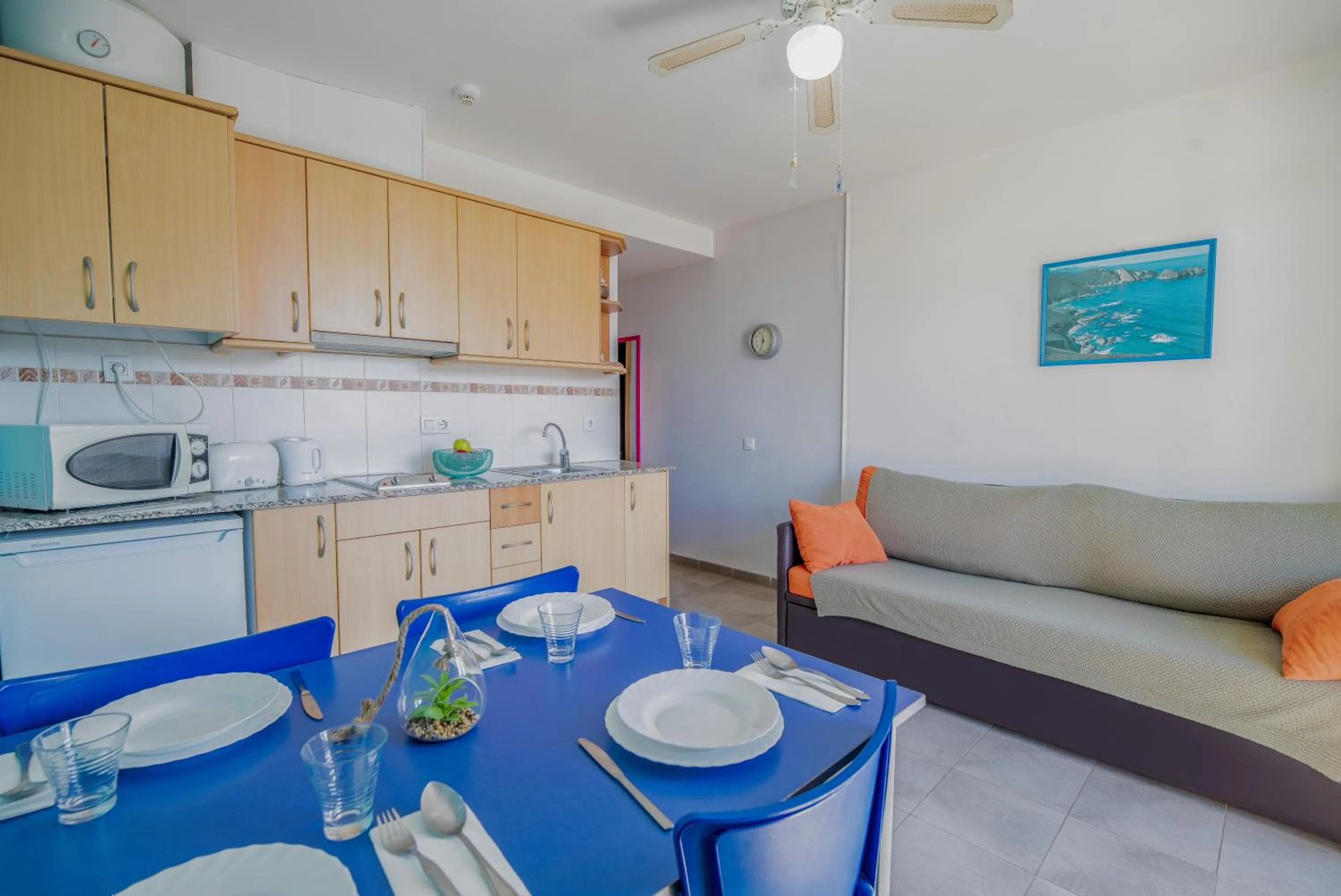 Dining area in Rentalmar Costa Verde