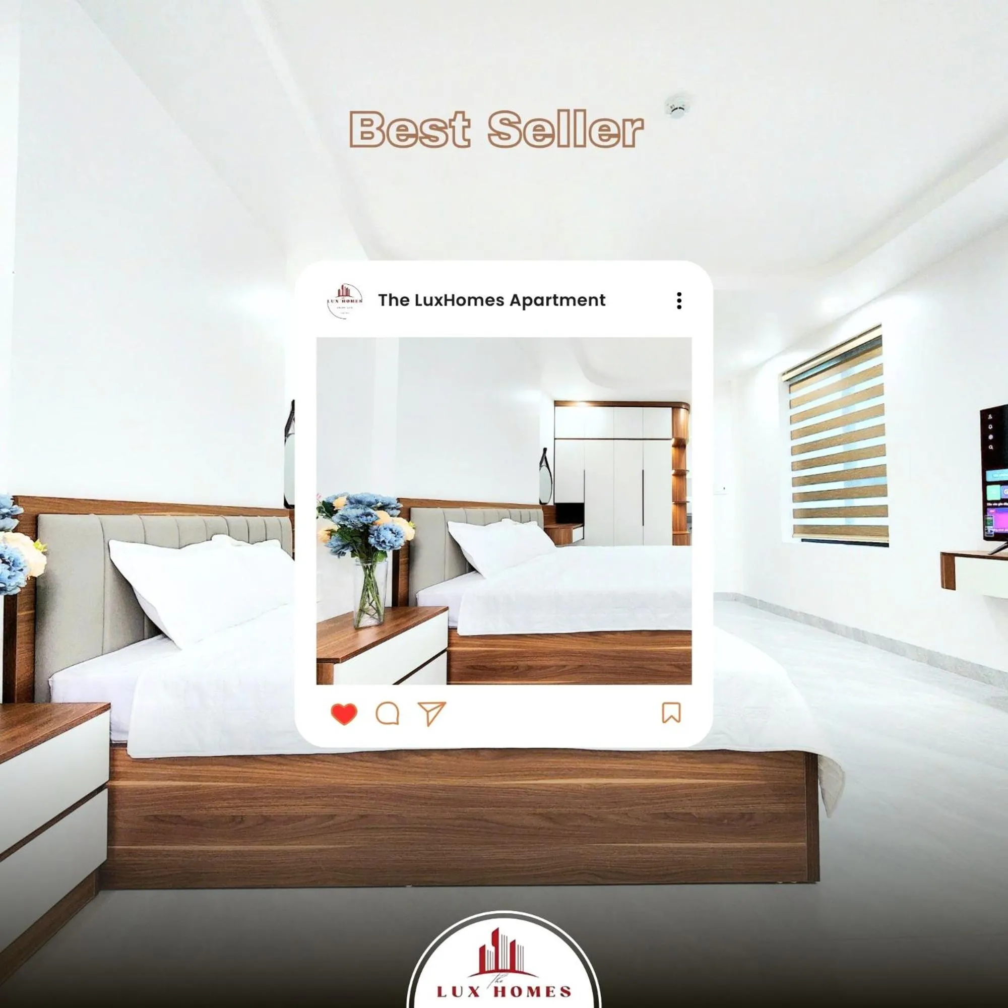 Photo of the whole room, Bed in The LuxHomes Apartment ᵀᴹ I 231 Văn Cao