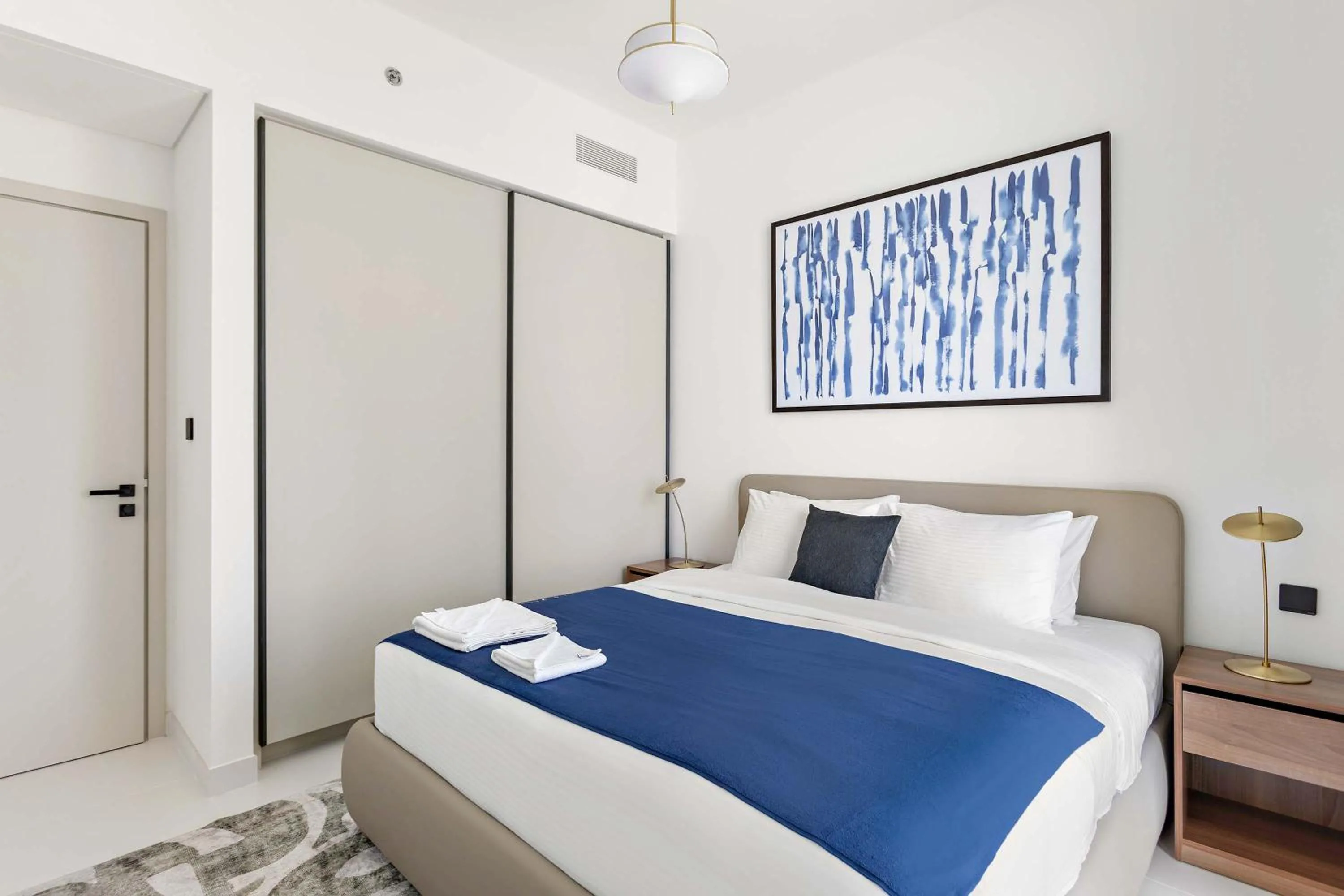 Bedroom, Bed in Silkhaus Vacation Homes 1BDR with Beach Access in Marina Vista