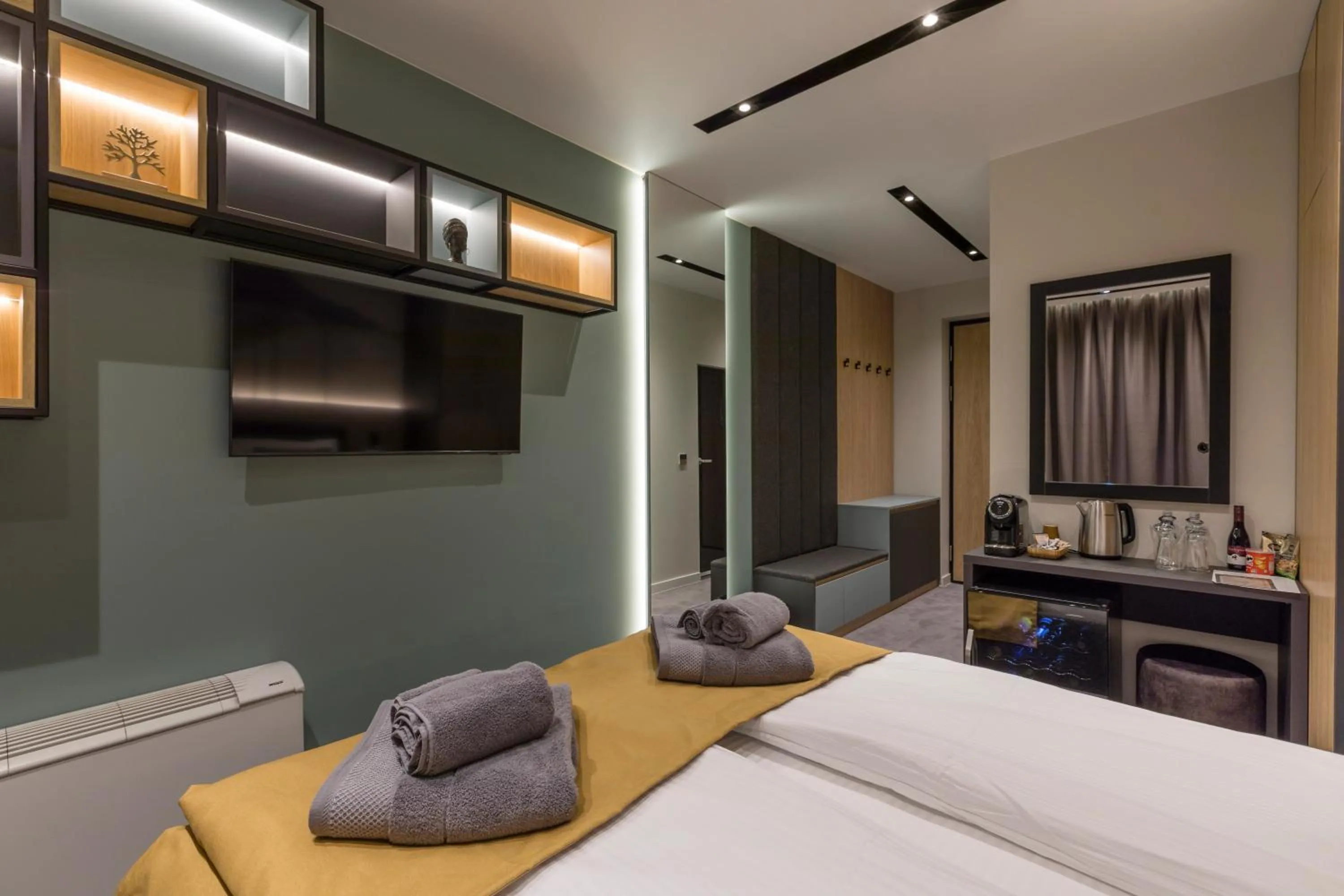 Bed in Park Hotel Novel