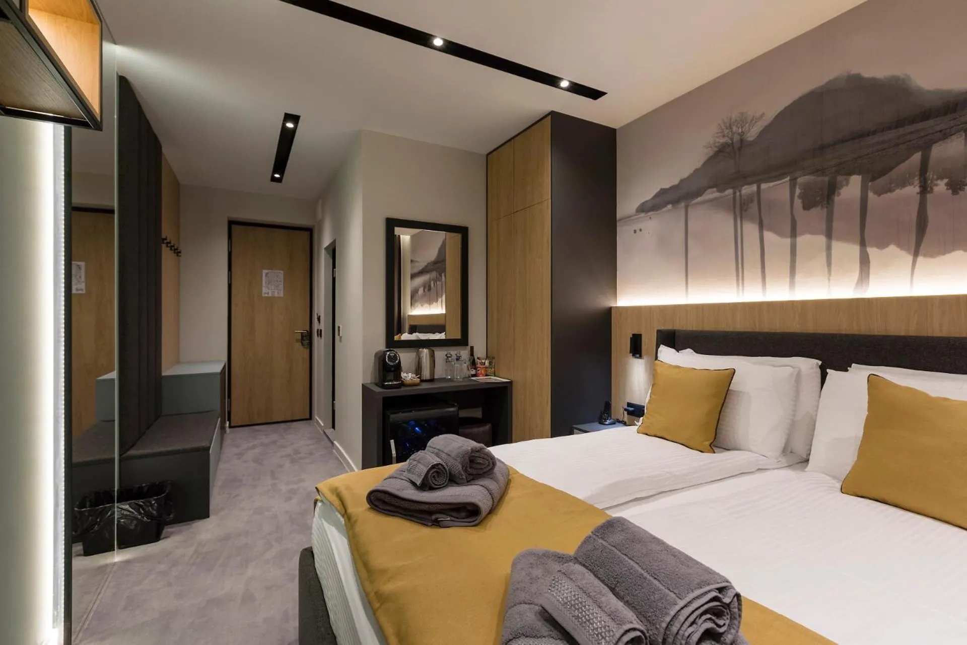 Bed in Park Hotel Novel