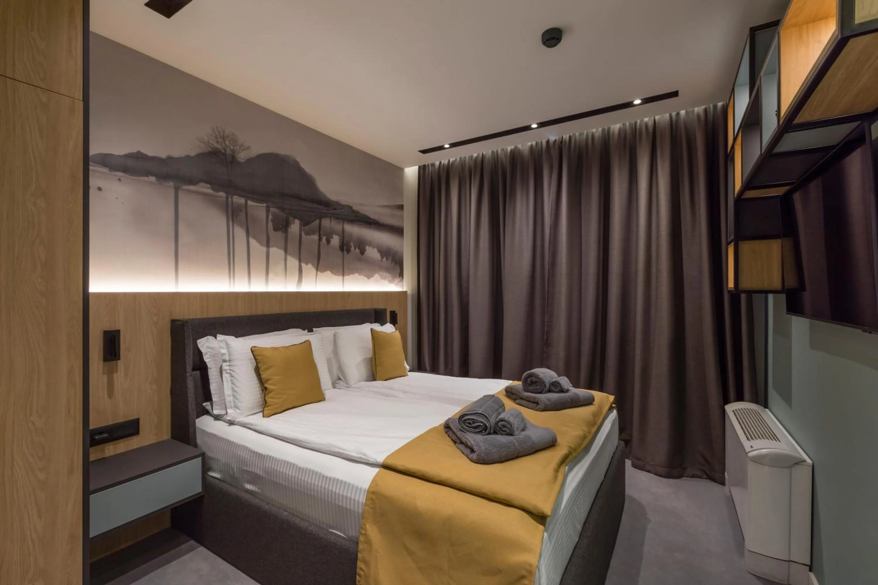Bed in Park Hotel Novel