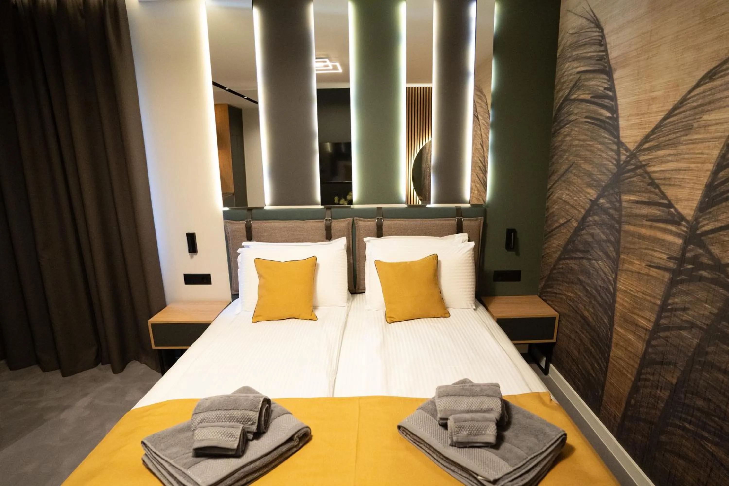 Bed in Park Hotel Novel