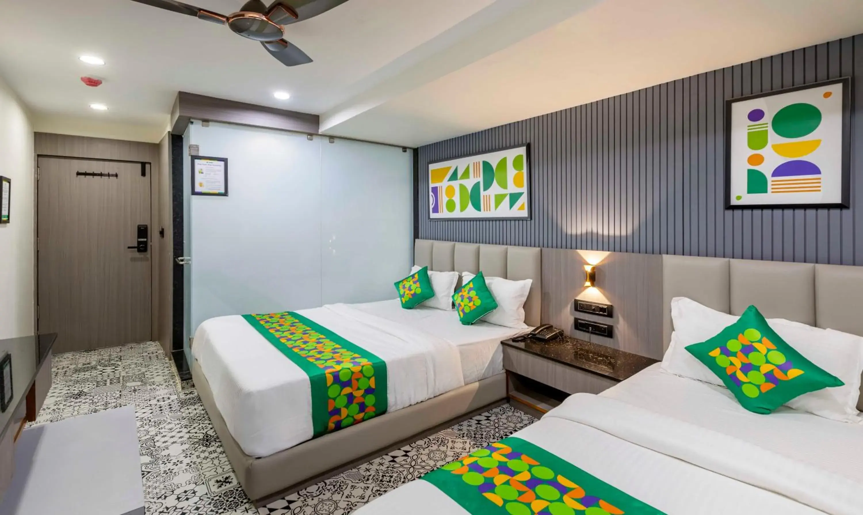 Bedroom, Bed in Treebo KBC Bedroom, Bed in Treebo KBC