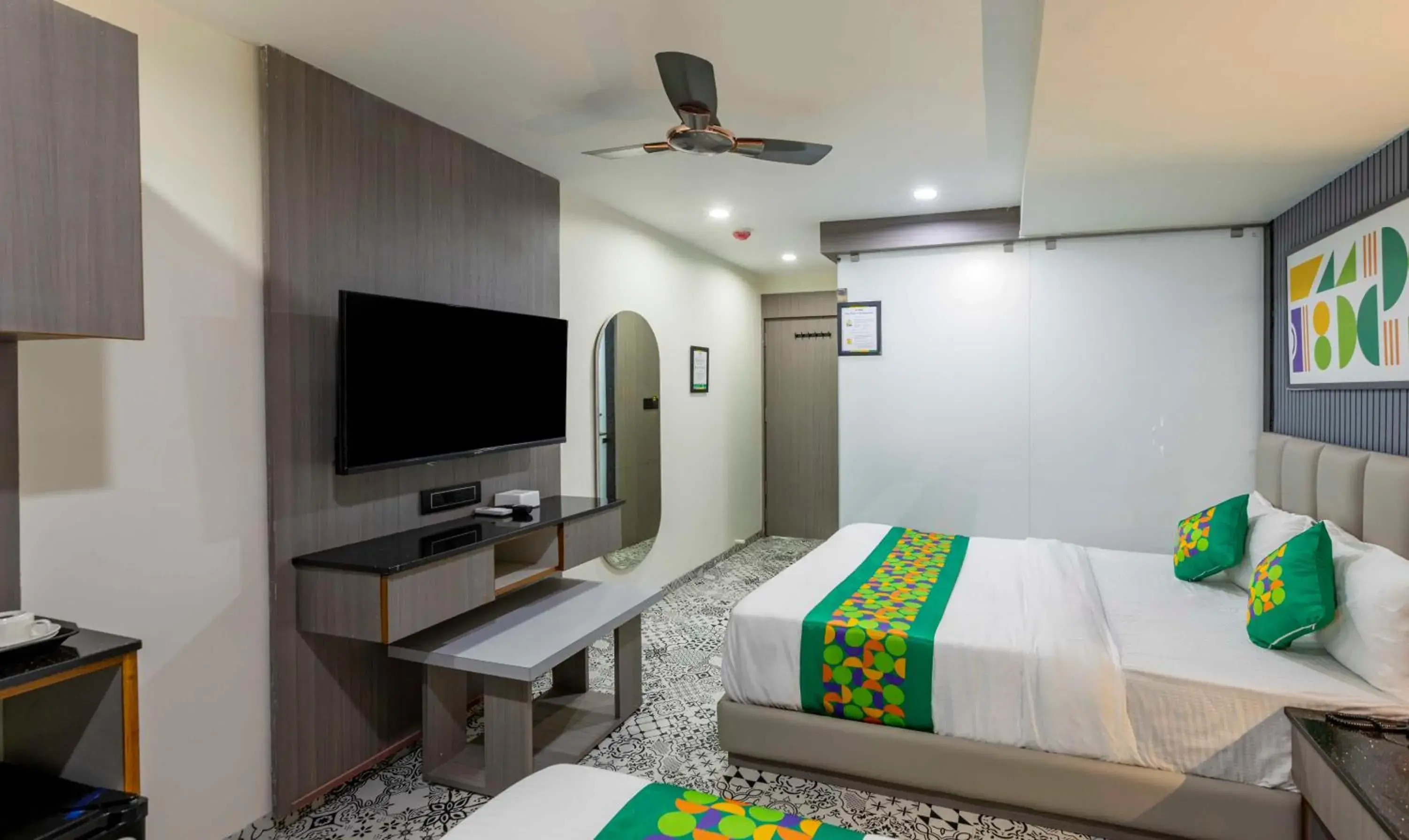 Bedroom, Bed in Treebo KBC Bedroom, Bed in Treebo KBC