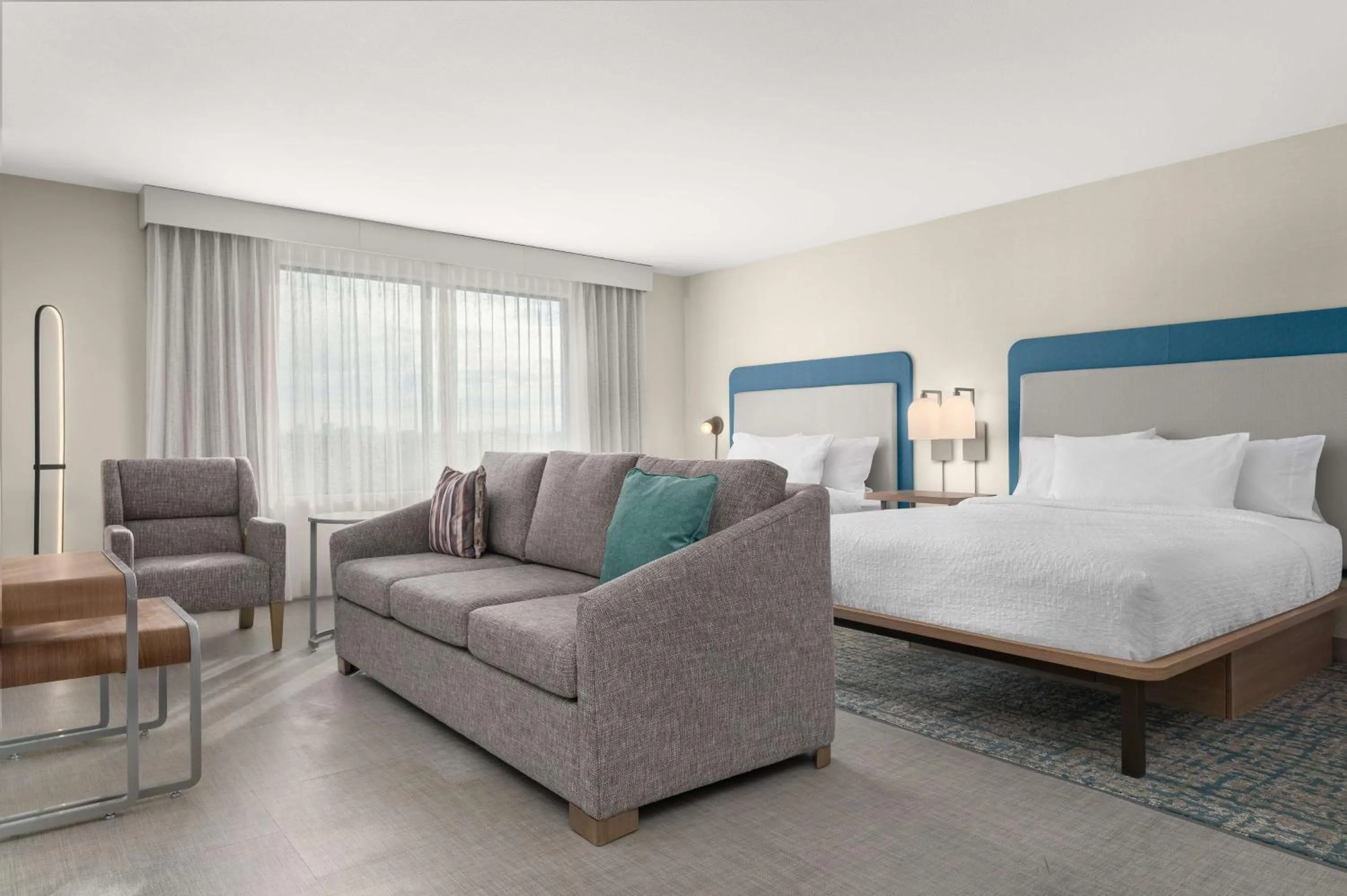 Bed in Homewood Suites By Hilton North Las Vegas Speedway