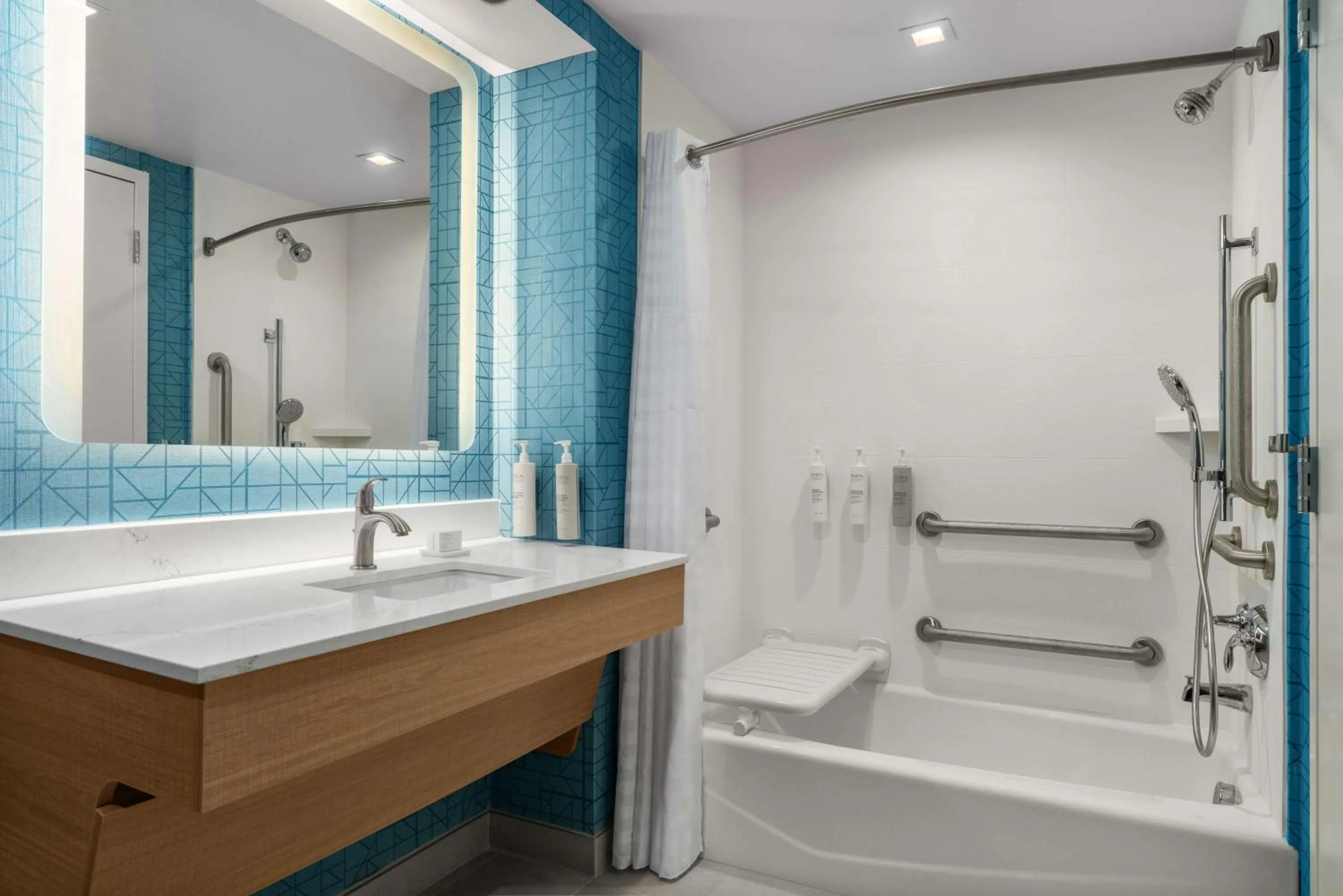Bathroom in Homewood Suites By Hilton North Las Vegas Speedway