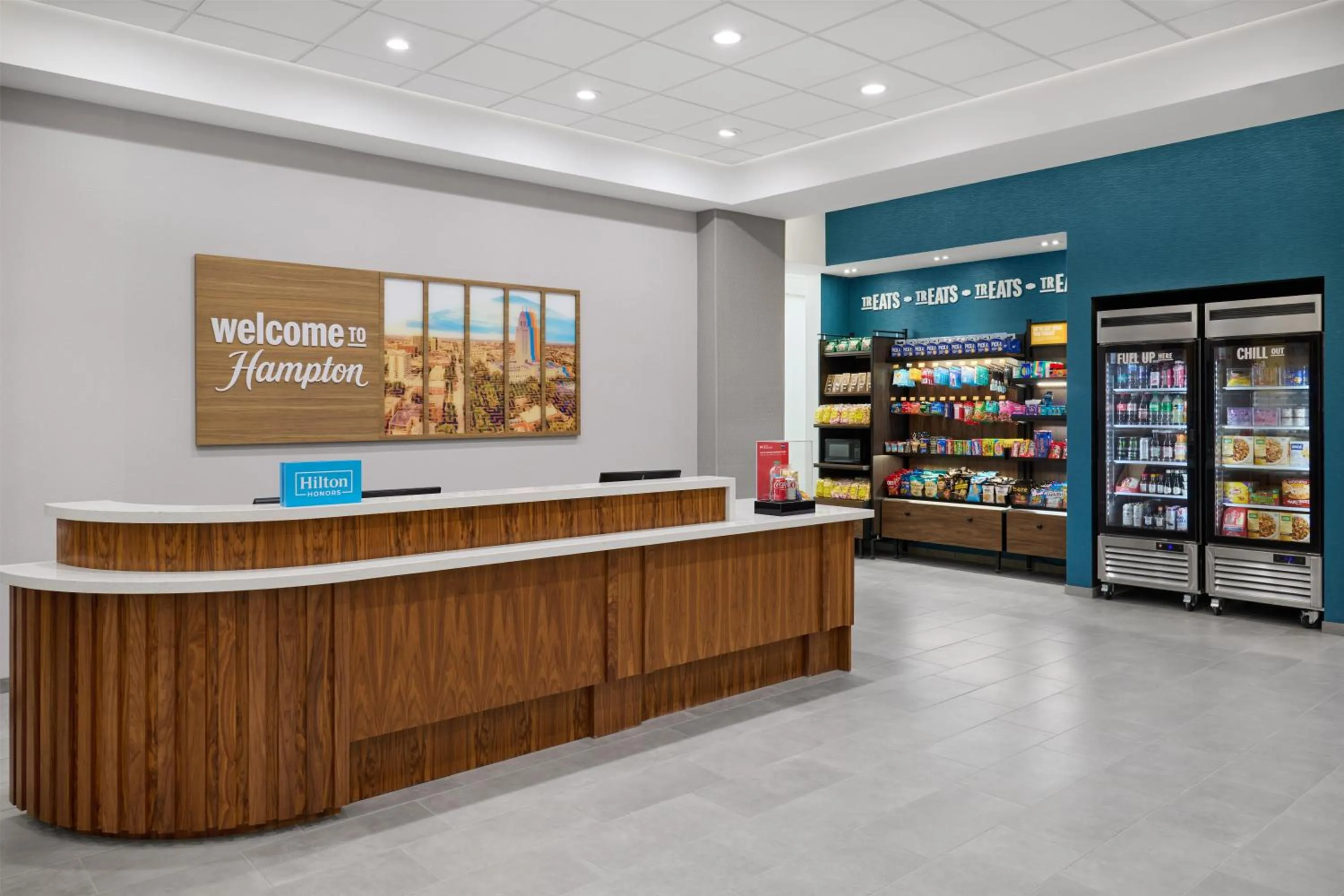 Lobby or reception in Hampton Inn by Hilton Lincoln Downtown