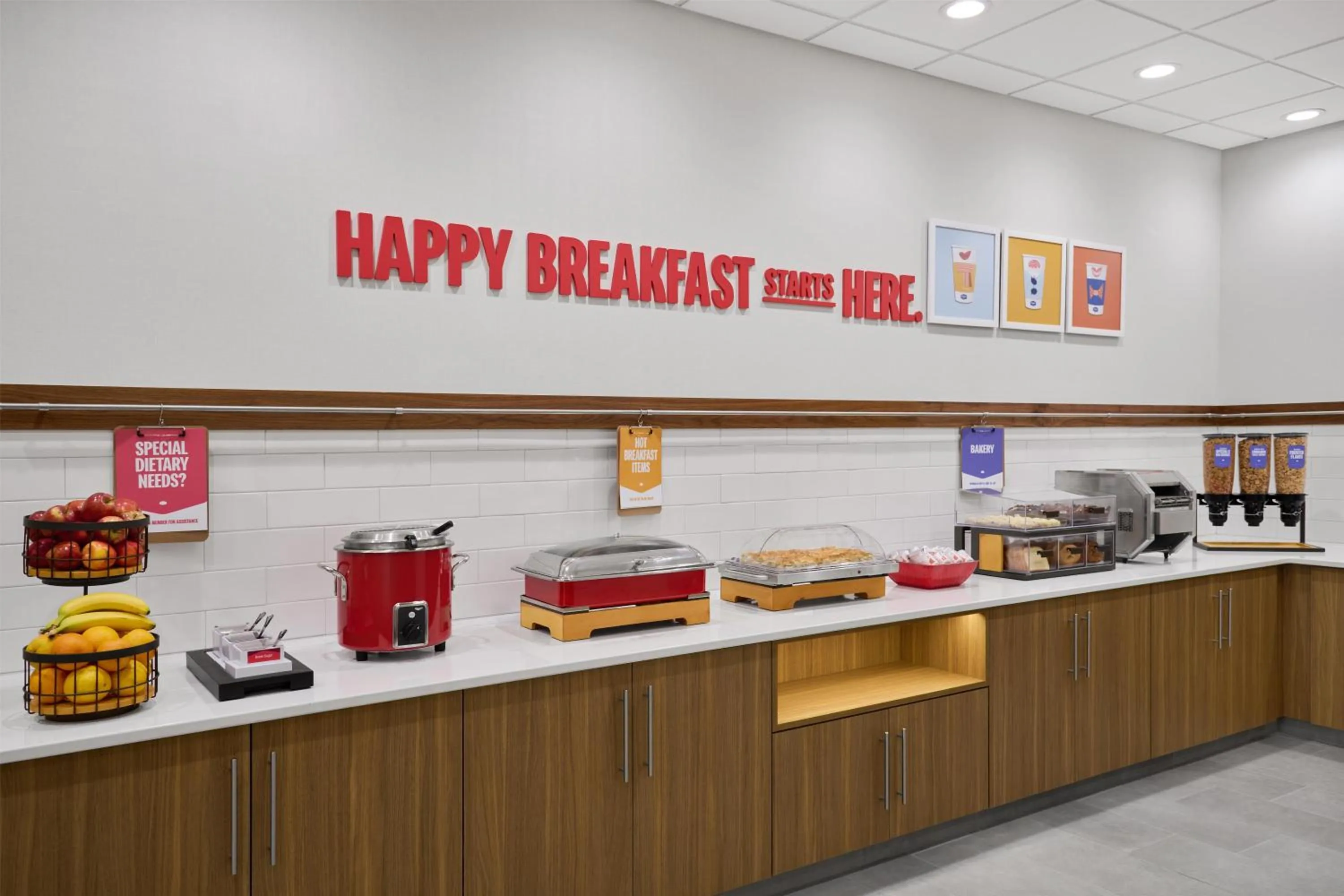 Breakfast in Hampton Inn by Hilton Lincoln Downtown