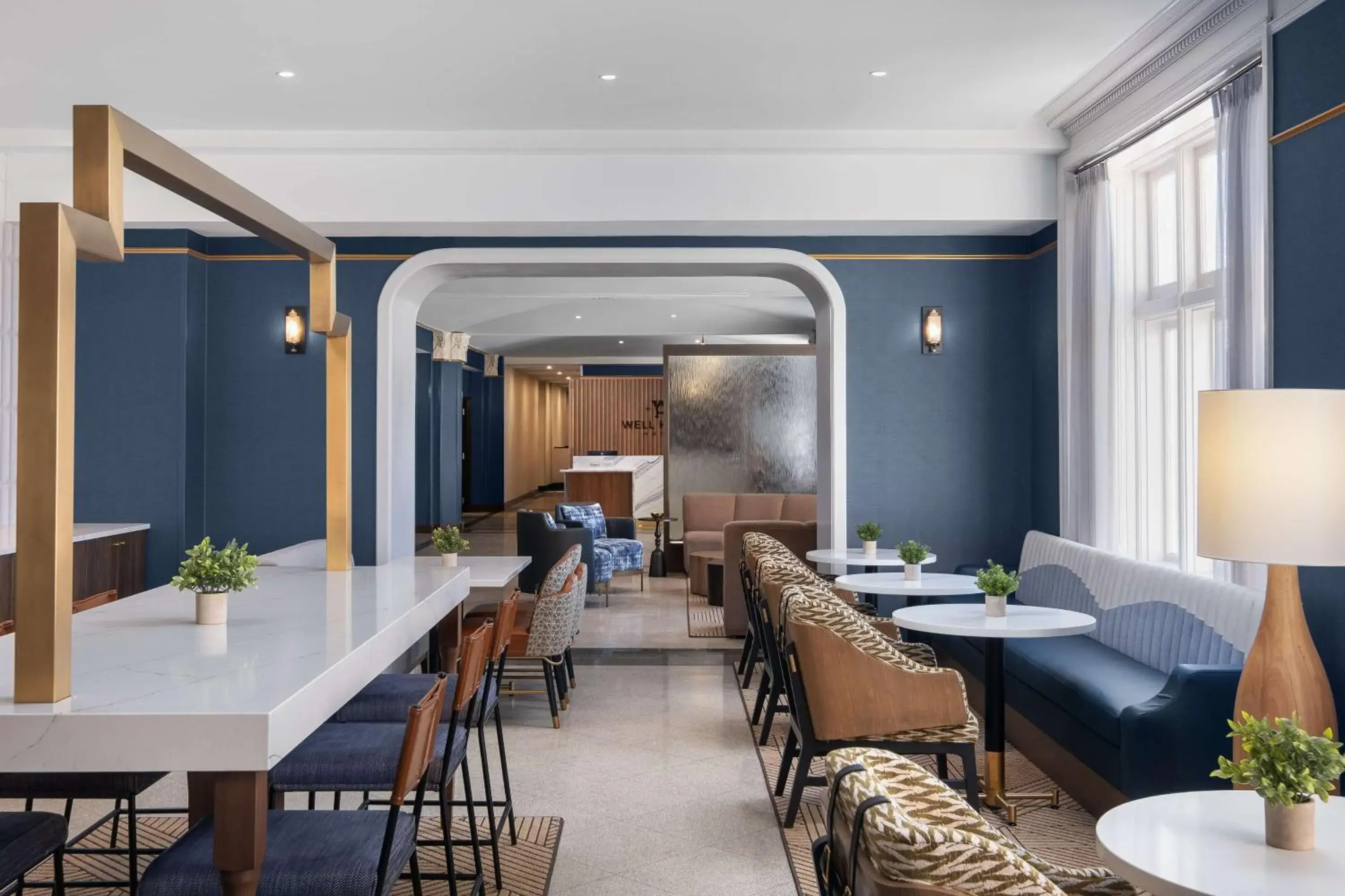 Lobby or reception in The Well House Hamilton, Tapestry Collection By Hilton Lobby or reception in The Well House Hamilton, Tapestry Collection By Hilton