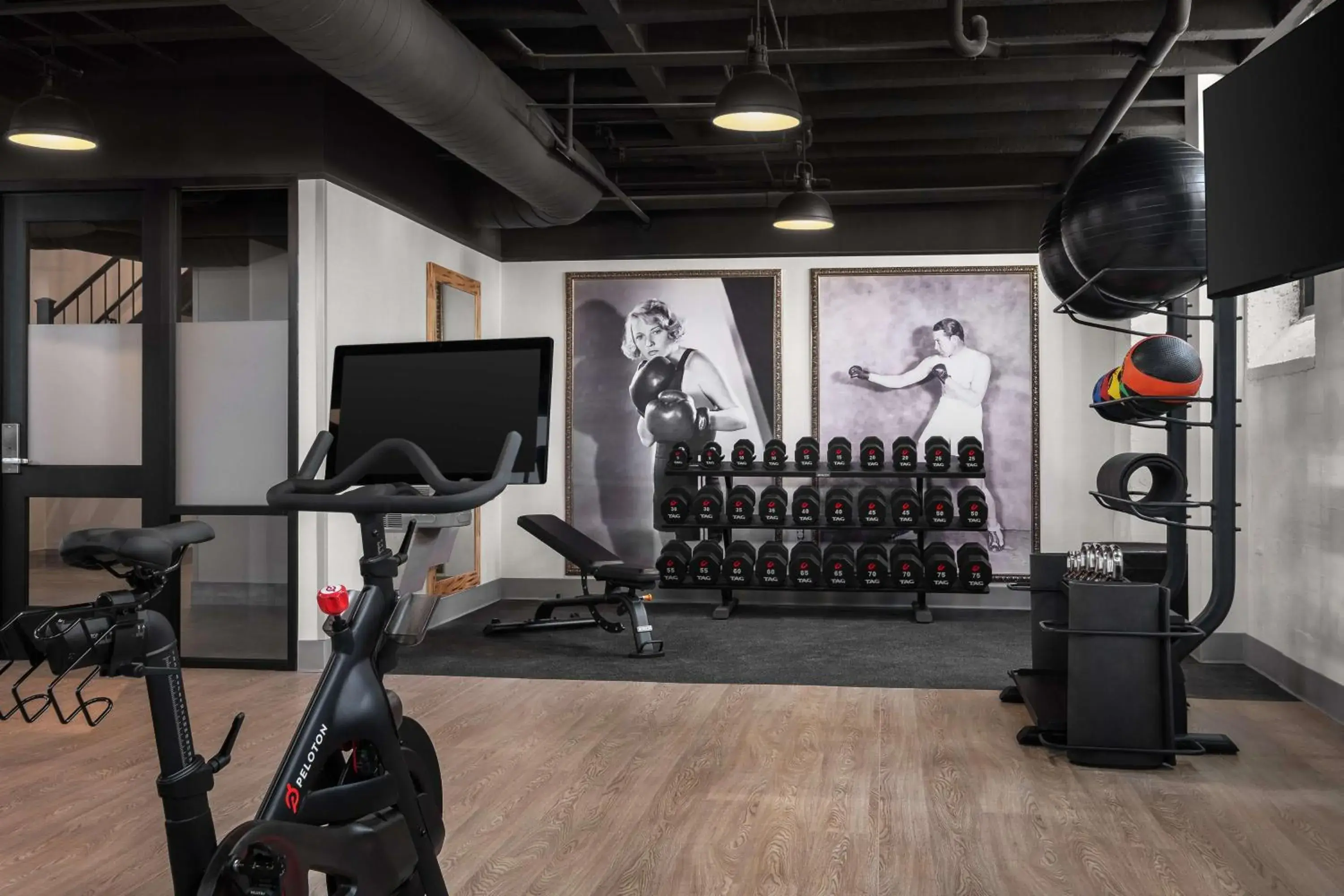 Fitness centre/facilities in The Well House Hamilton, Tapestry Collection By Hilton Fitness centre/facilities in The Well House Hamilton, Tapestry Collection By Hilton