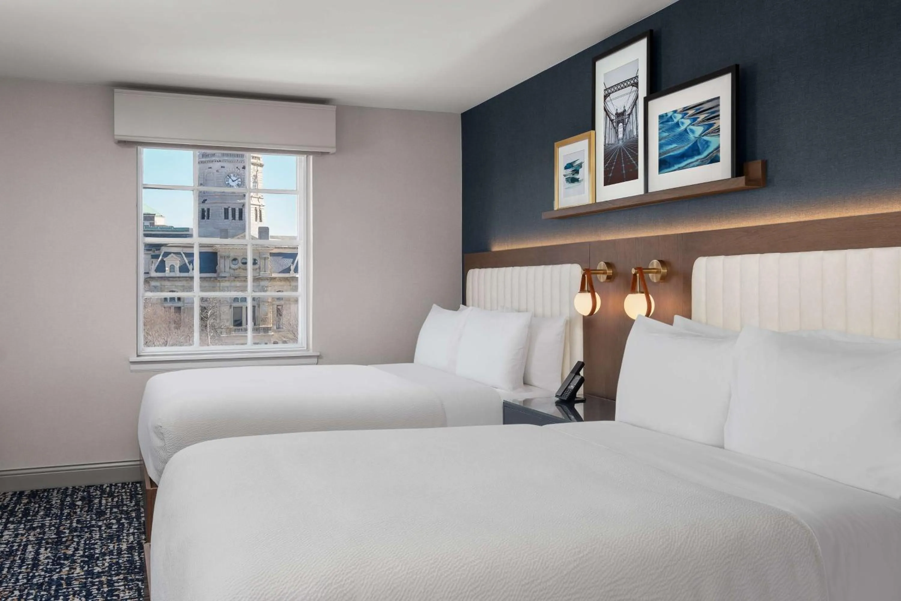 Bed in The Well House Hamilton, Tapestry Collection By Hilton