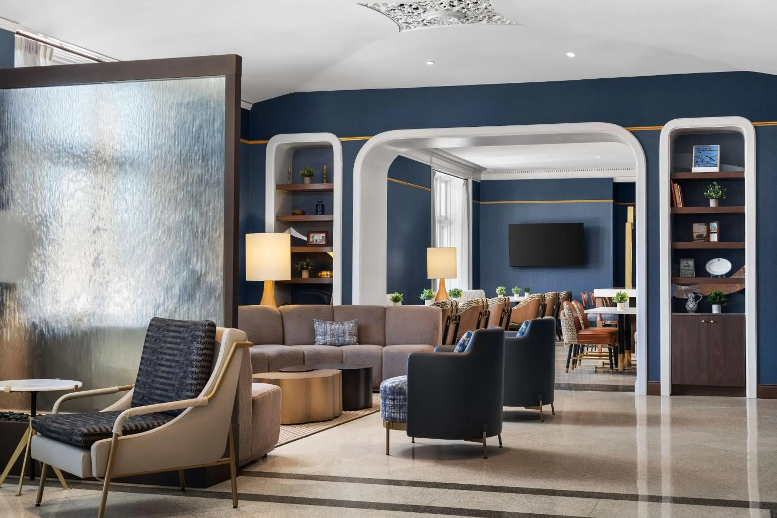 Lobby or reception in The Well House Hamilton, Tapestry Collection By Hilton Lobby or reception in The Well House Hamilton, Tapestry Collection By Hilton