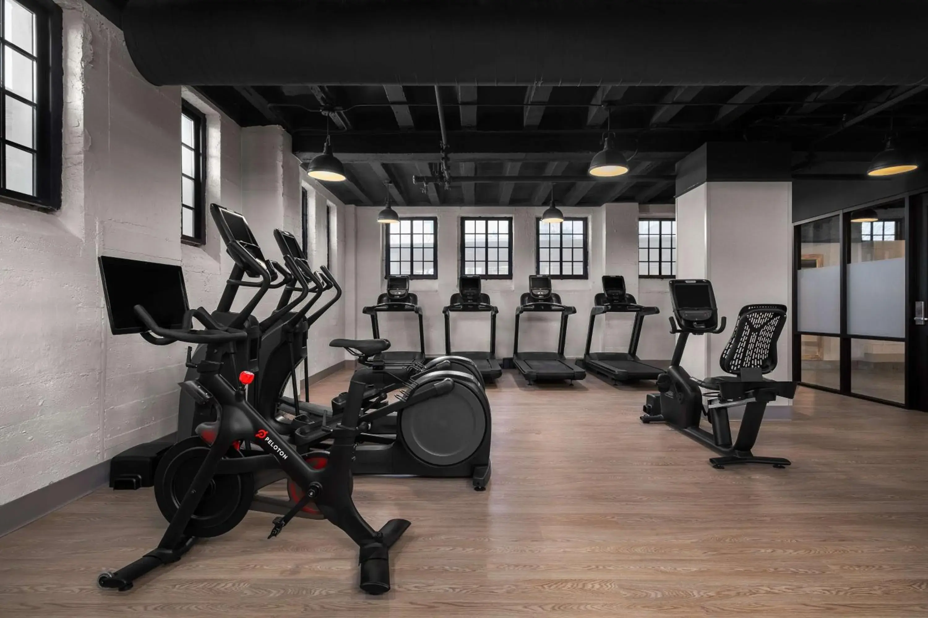 Fitness centre/facilities in The Well House Hamilton, Tapestry Collection By Hilton Fitness centre/facilities in The Well House Hamilton, Tapestry Collection By Hilton