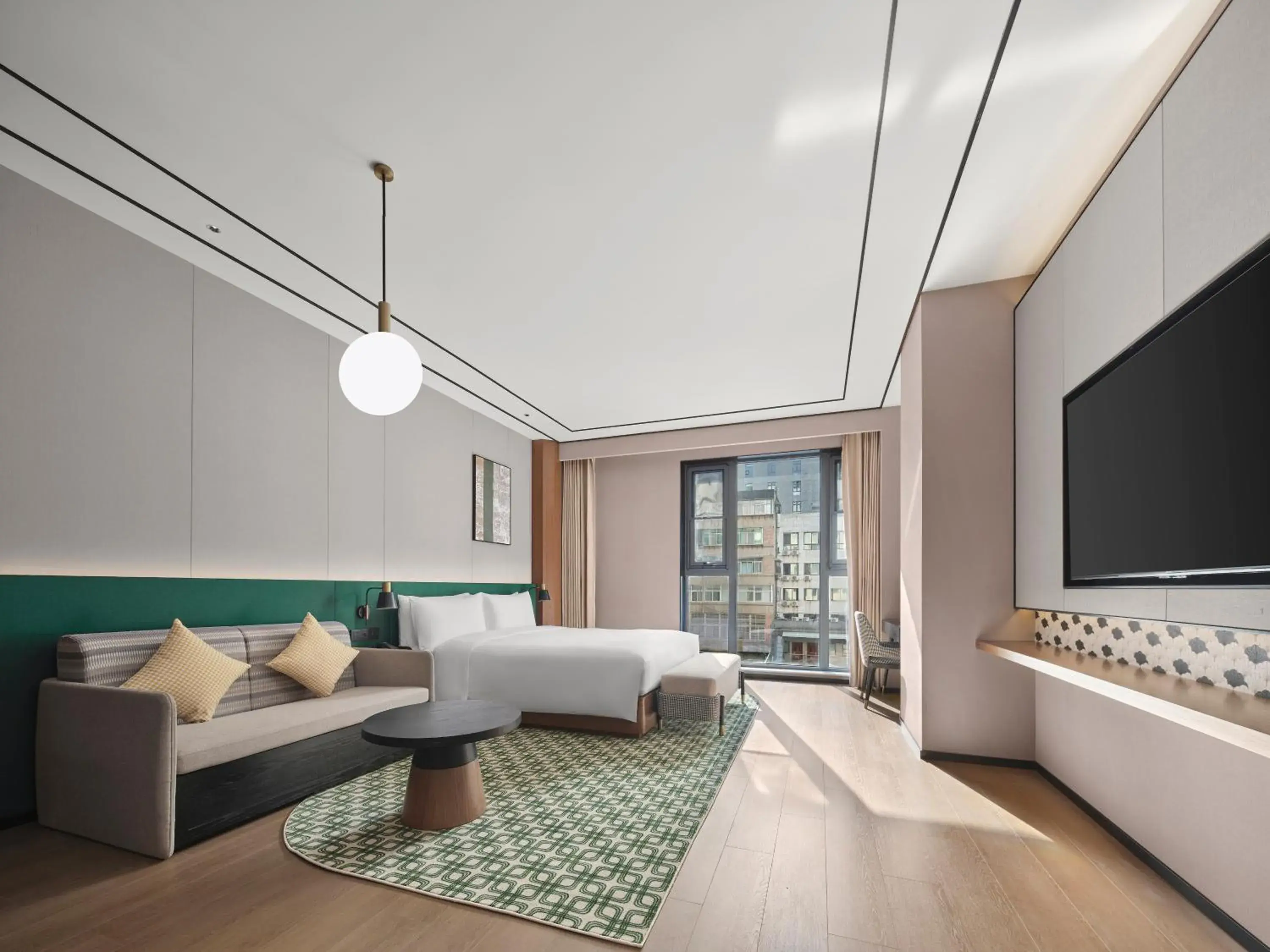 Photo of the whole room in Hilton Garden Inn Xi'An Bell Tower Photo of the whole room in Hilton Garden Inn Xi'An Bell Tower