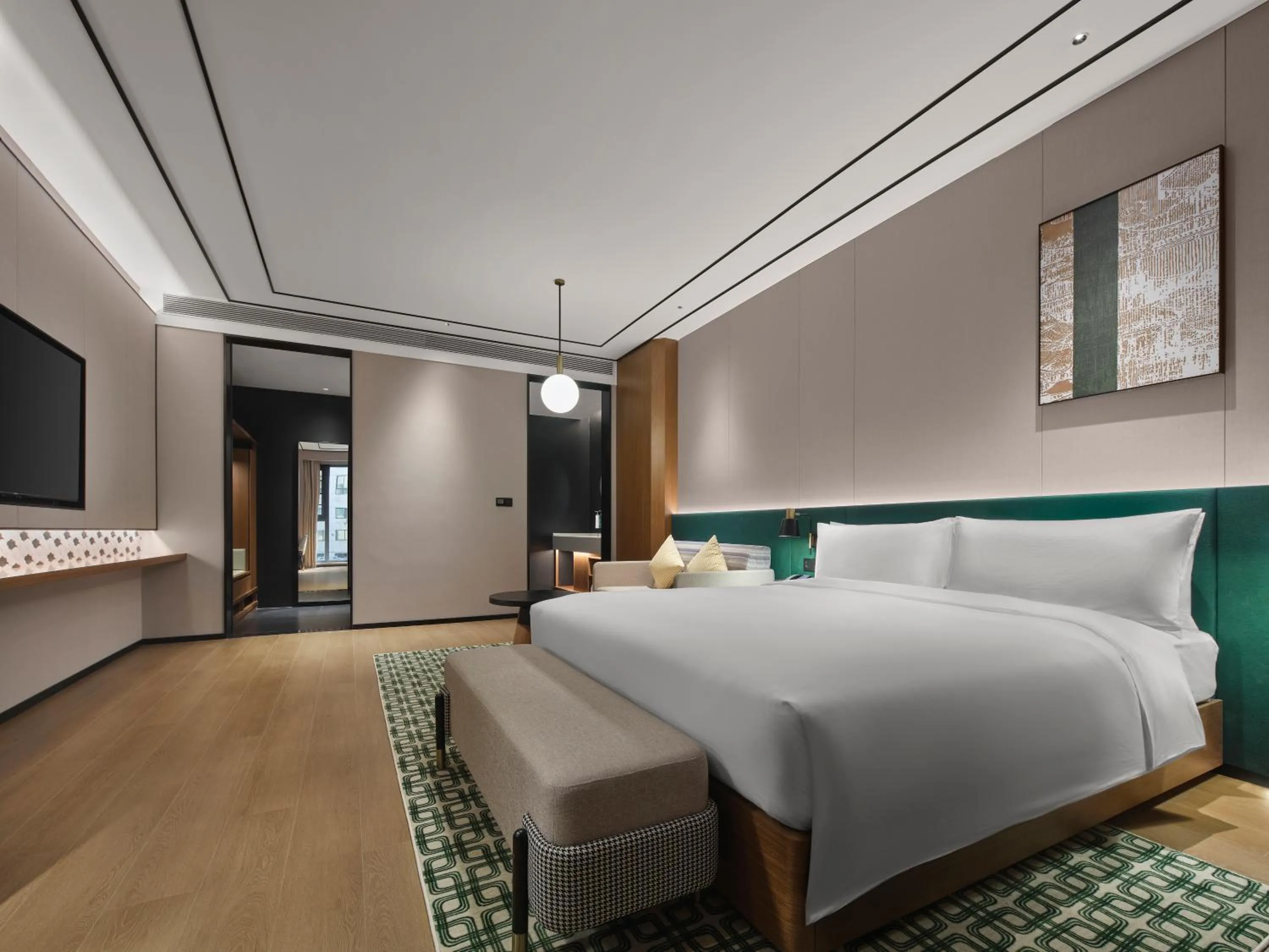 Bed in Hilton Garden Inn Xi'An Bell Tower