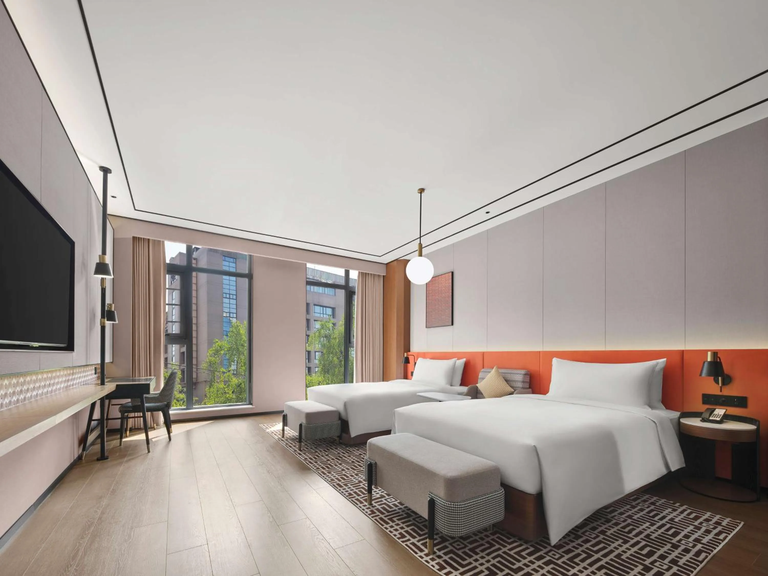 Bed in Hilton Garden Inn Xi'An Bell Tower