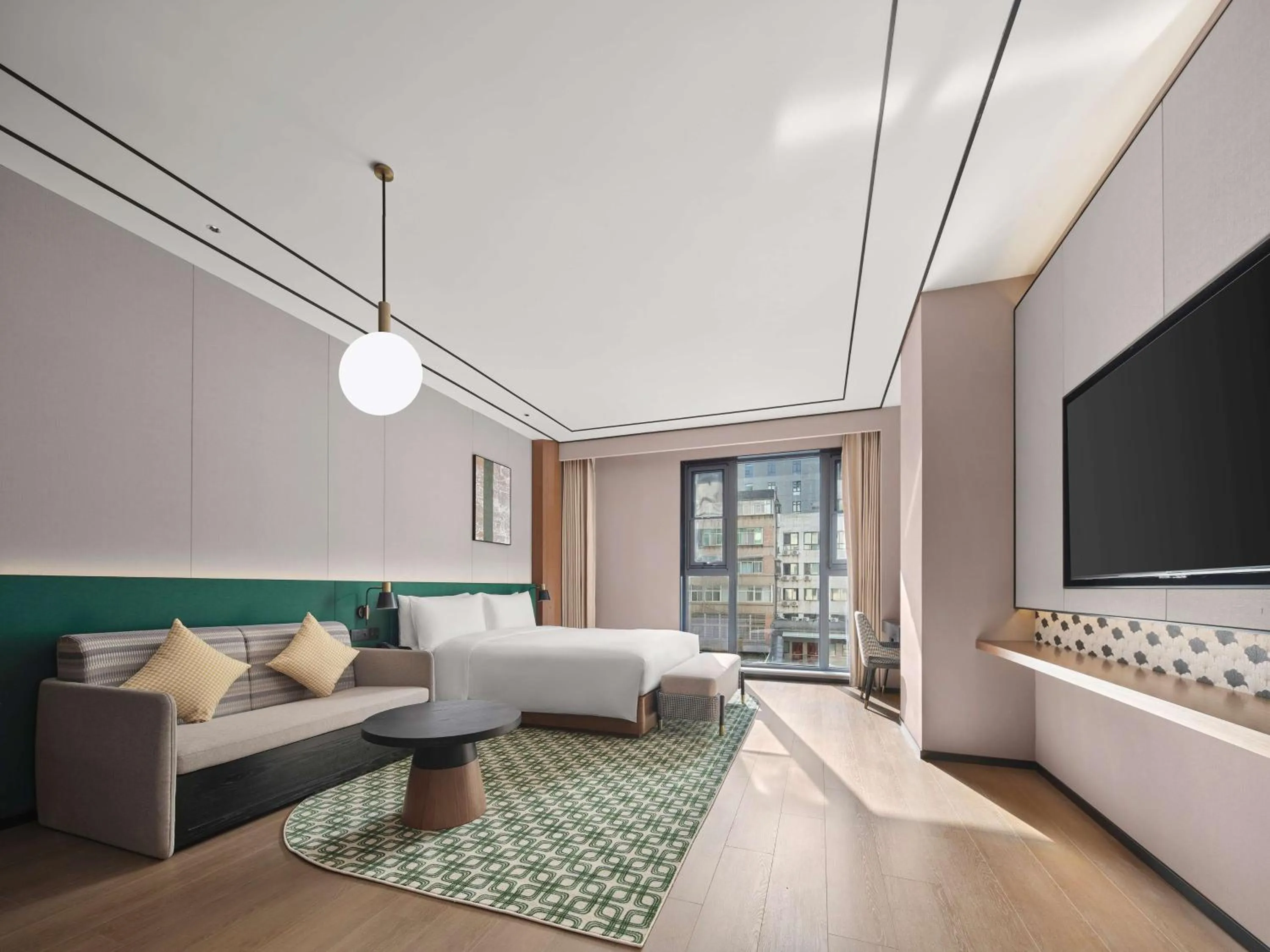 Living room in Hilton Garden Inn Xi'An Bell Tower