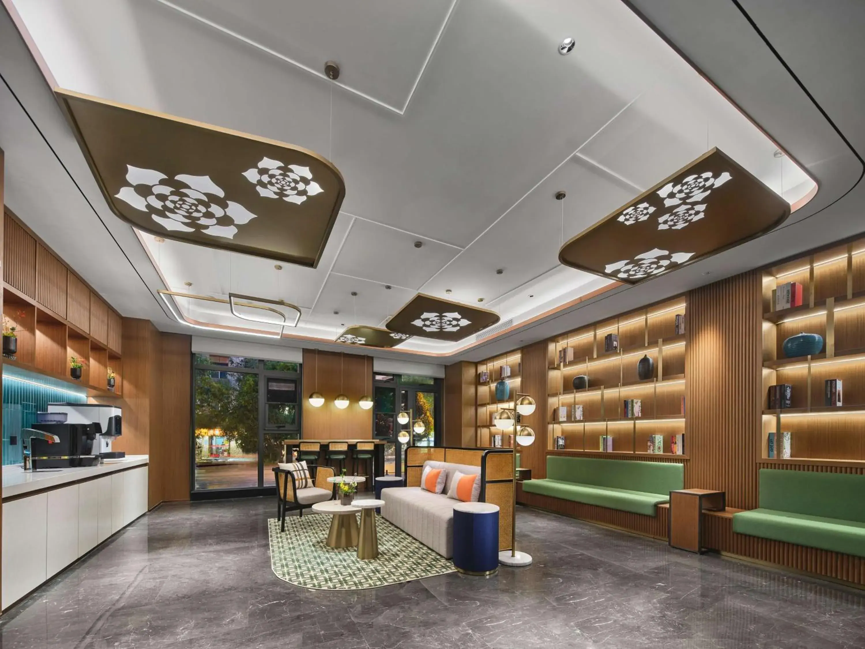 Lobby or reception in Hilton Garden Inn Xi'An Bell Tower Lobby or reception in Hilton Garden Inn Xi'An Bell Tower