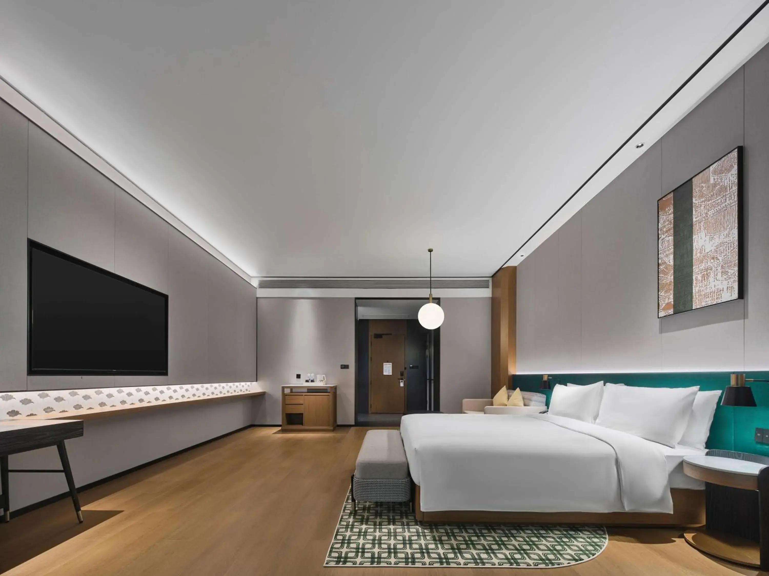 Bed in Hilton Garden Inn Xi'An Bell Tower Bed in Hilton Garden Inn Xi'An Bell Tower