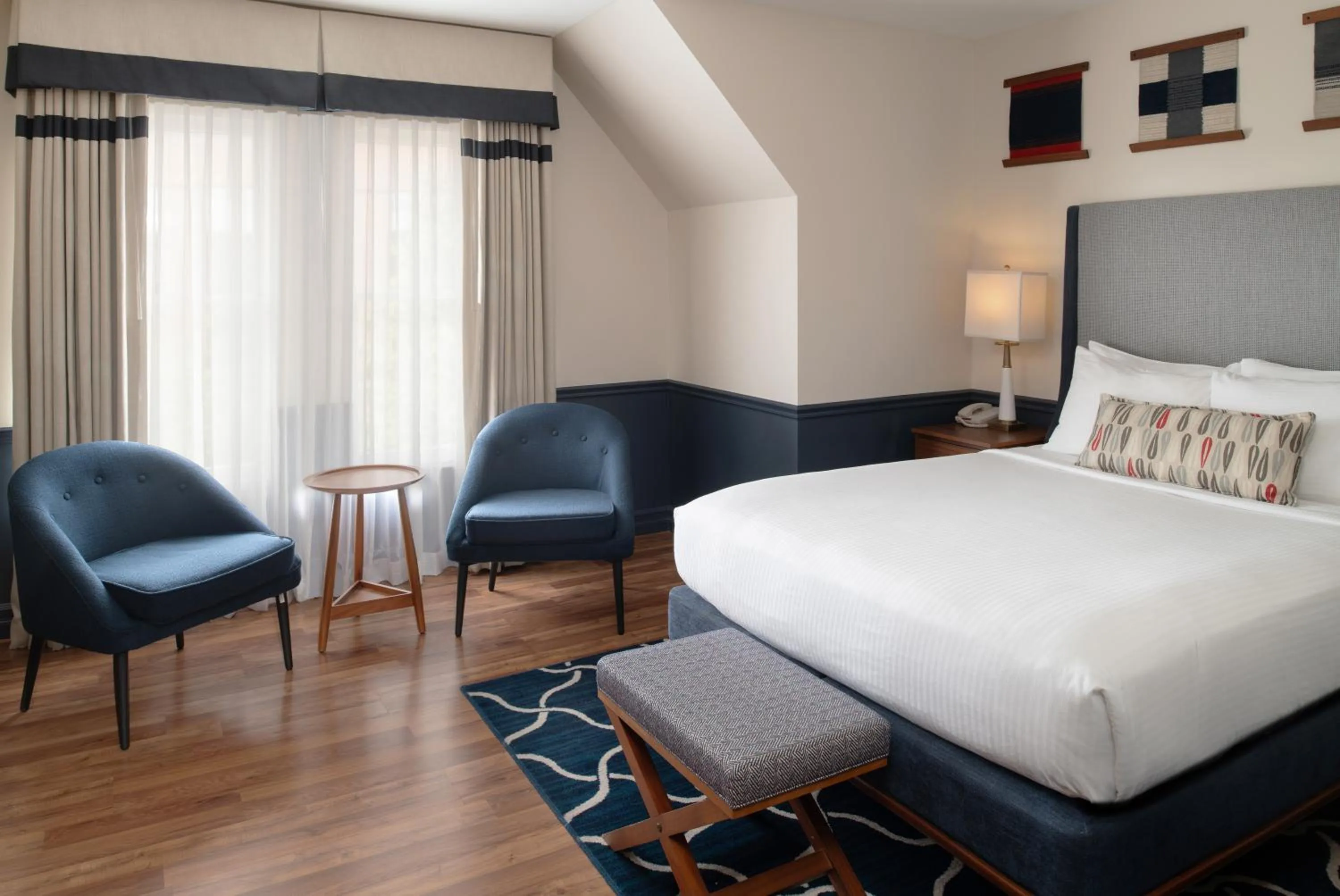 Bed in Portland Harbor Hotel