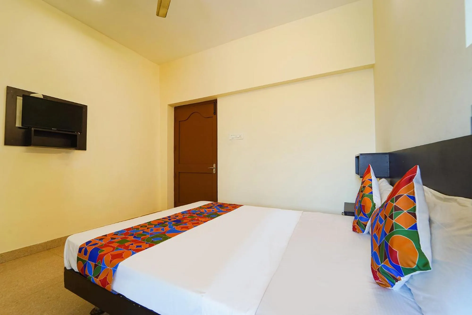 Bed in Via Aarudra s Residency
