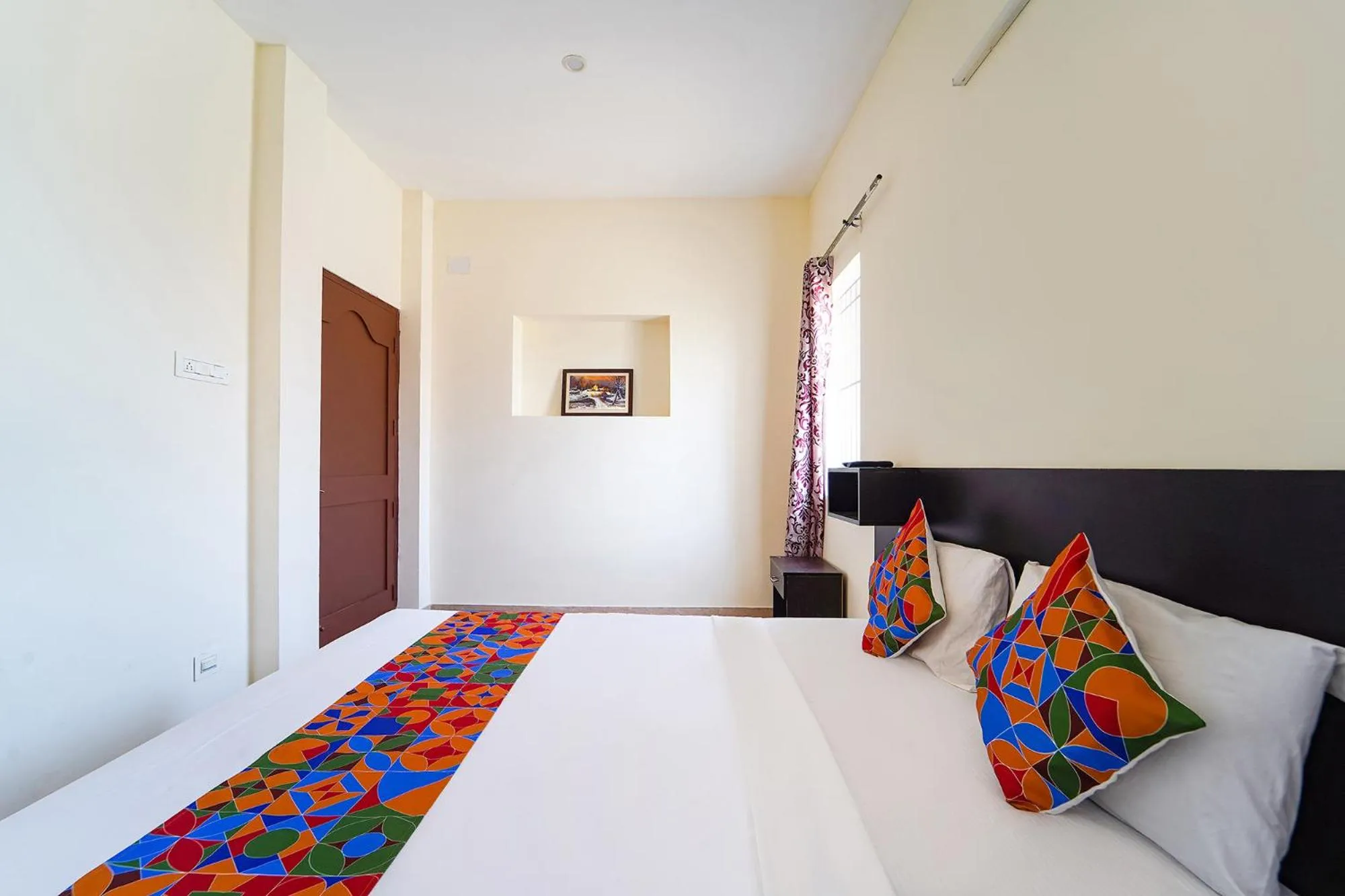 Bed in Via Aarudra s Residency