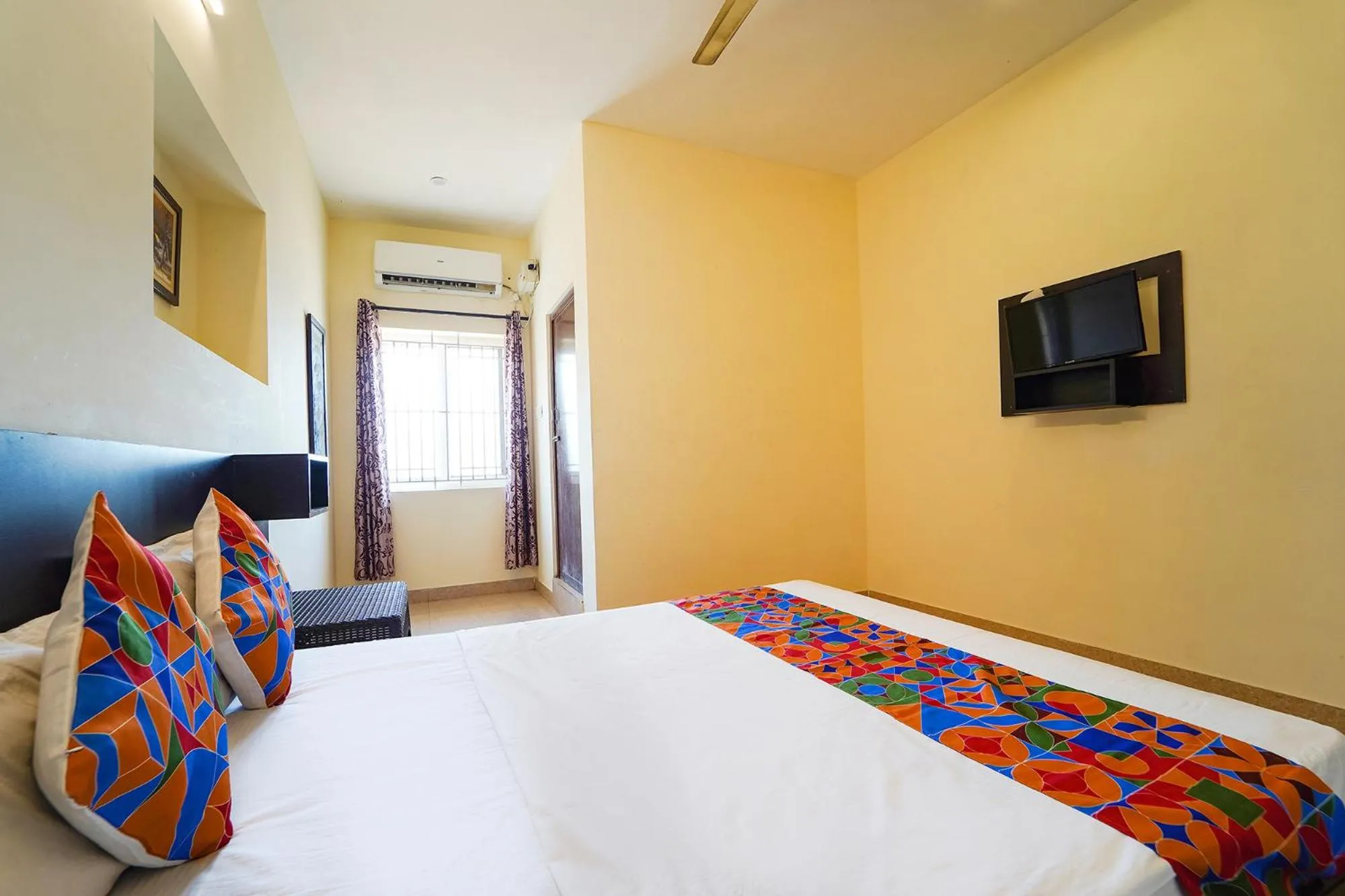 Bed in Via Aarudra s Residency