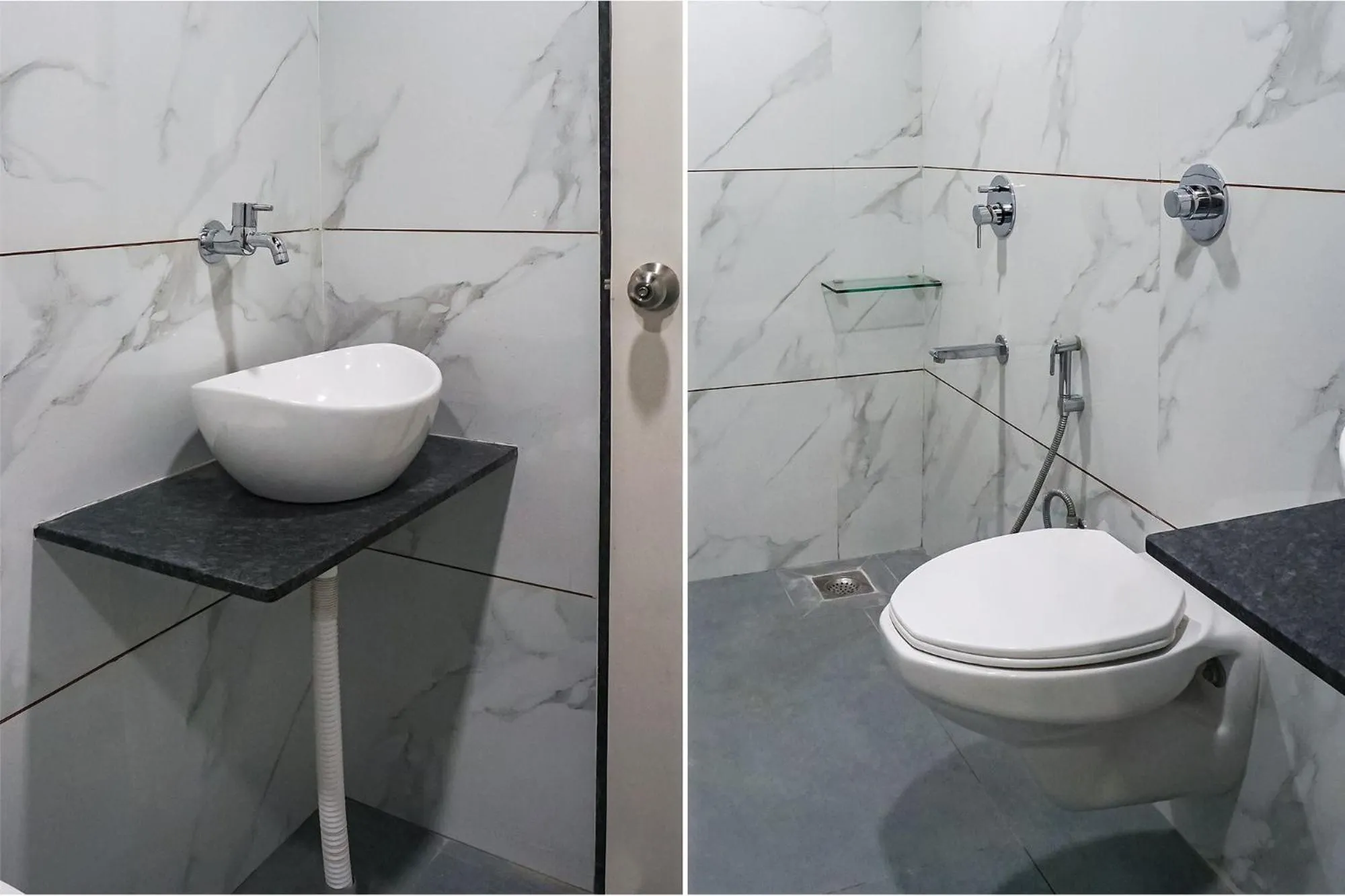 Bathroom in Via Shree Haree Residency - Nr Mazda Garden View
