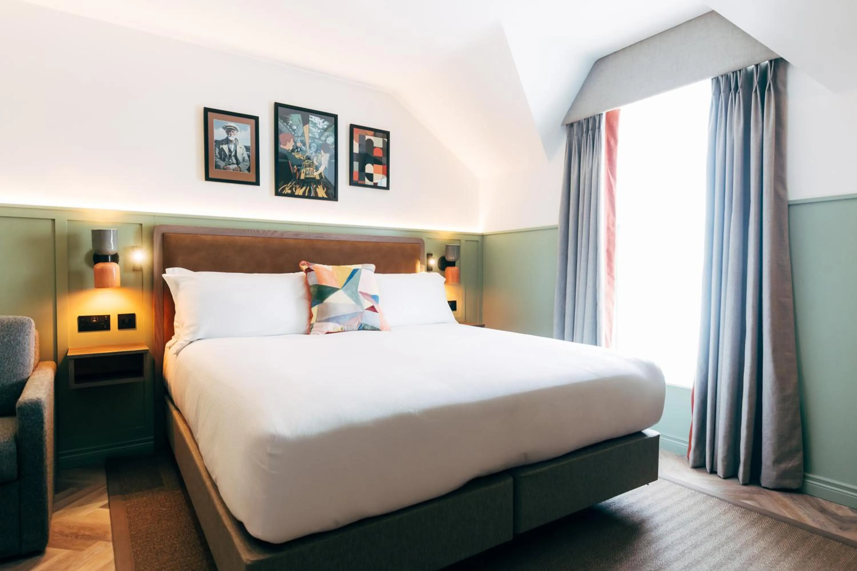 Bedroom, Bed in The Marcus Portrush, Tapestry Collection By Hilton