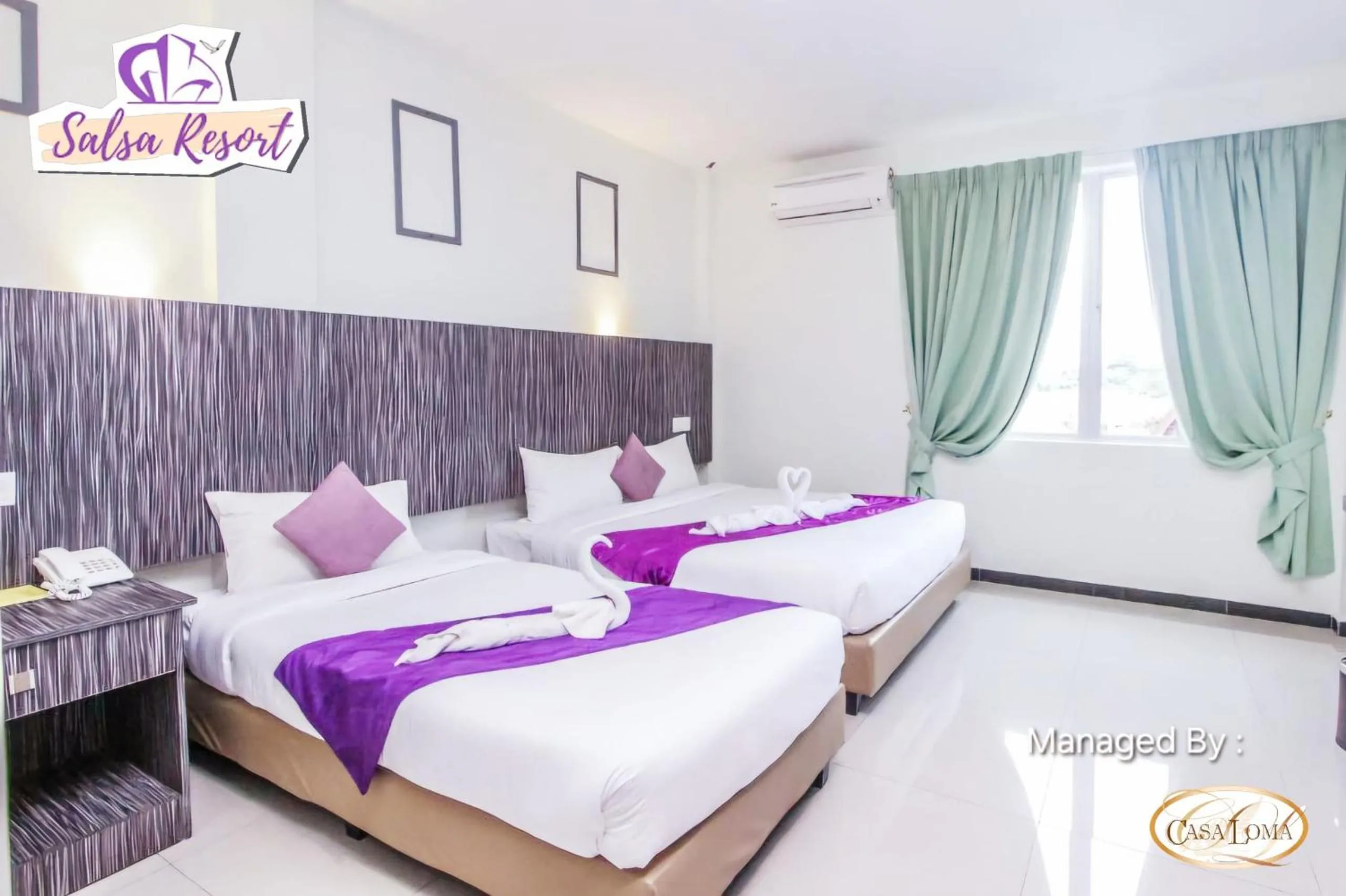 Bed in Salsa Resort Langkawi By Casa Loma