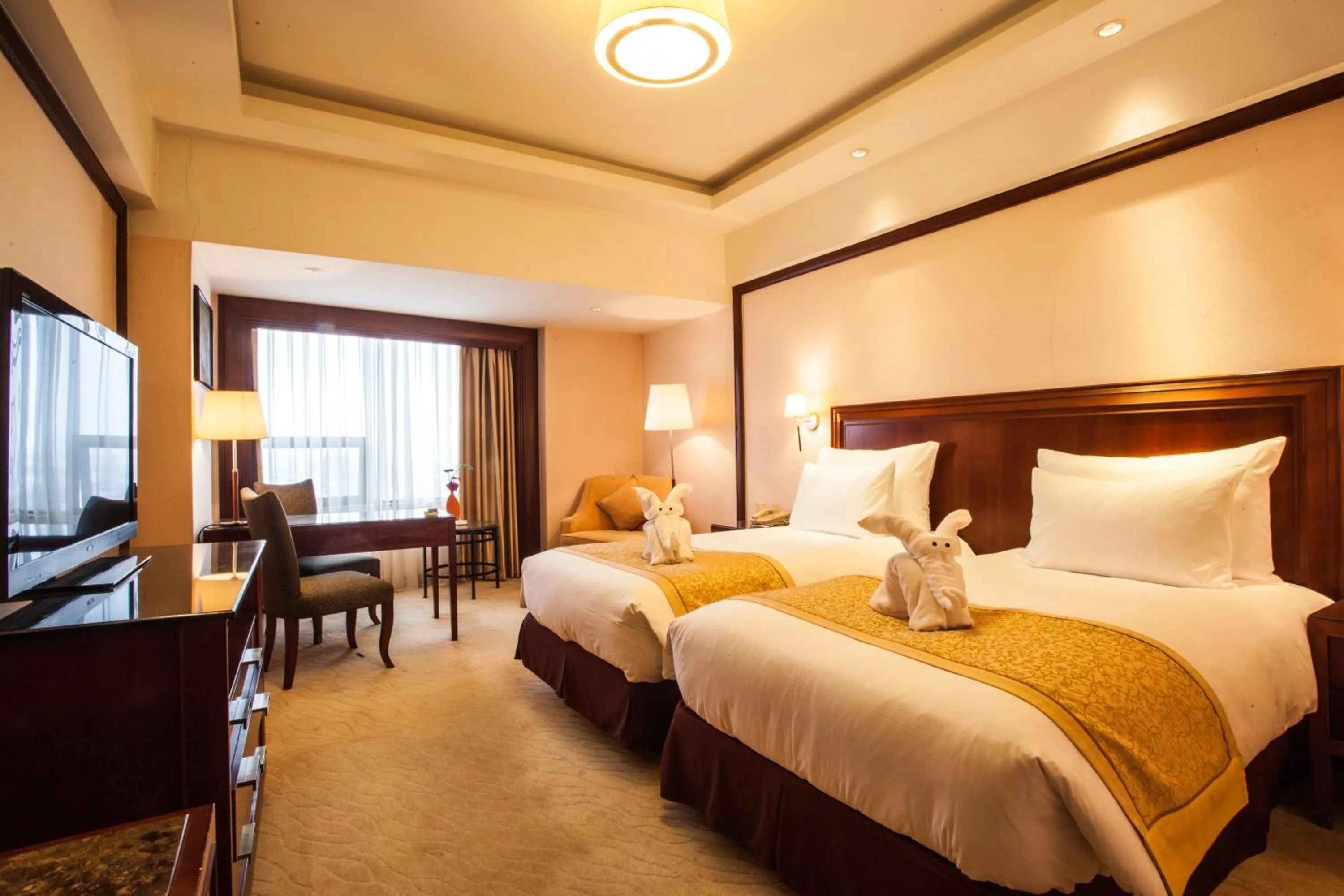 Photo of the whole room, Bed in Xian heng Hotel