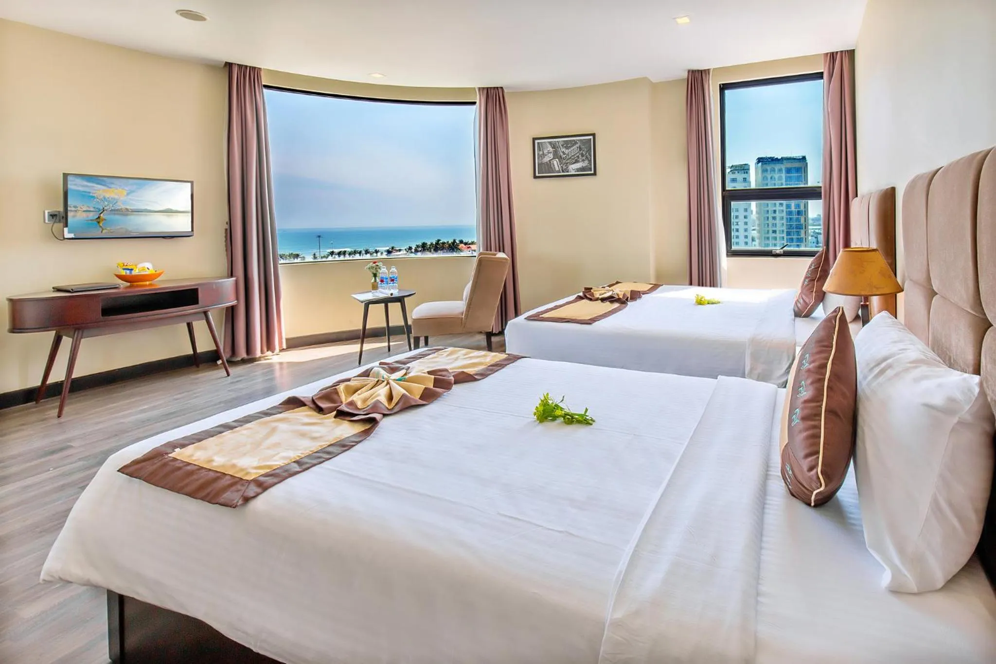 Sea view, Bed in Ocean Haven Hotel