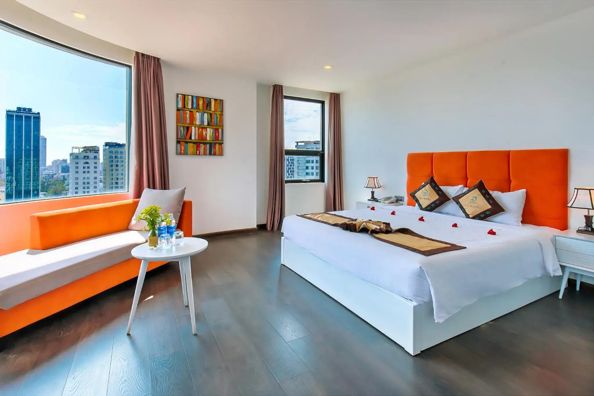 City view, Bed in Ocean Haven Hotel City view, Bed in Ocean Haven Hotel